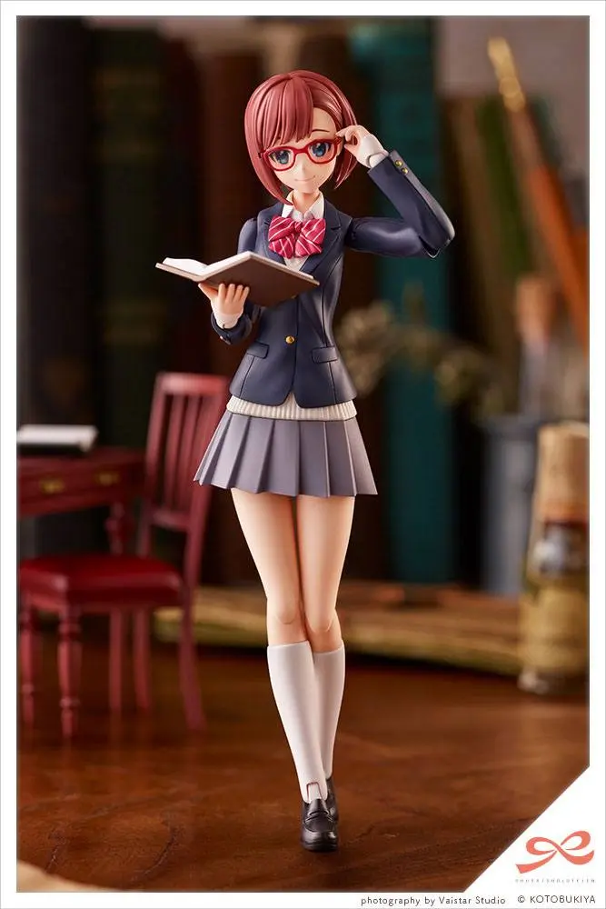 Set model din plastic Sousai Shojo Teien 1/10 Koyomi Takanashi Ryobu High School Haine de Iarnă 15 cm poza produsului