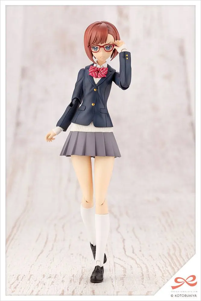 Set model din plastic Sousai Shojo Teien 1/10 Koyomi Takanashi Ryobu High School Haine de Iarnă 15 cm poza produsului