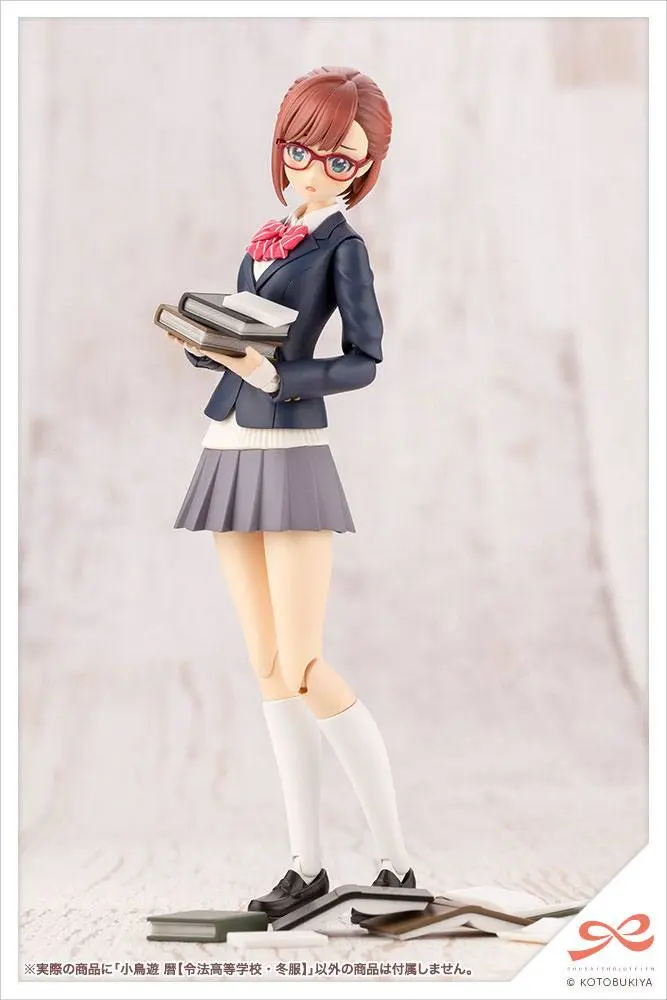 Set model din plastic Sousai Shojo Teien 1/10 Koyomi Takanashi Ryobu High School Haine de Iarnă 15 cm poza produsului