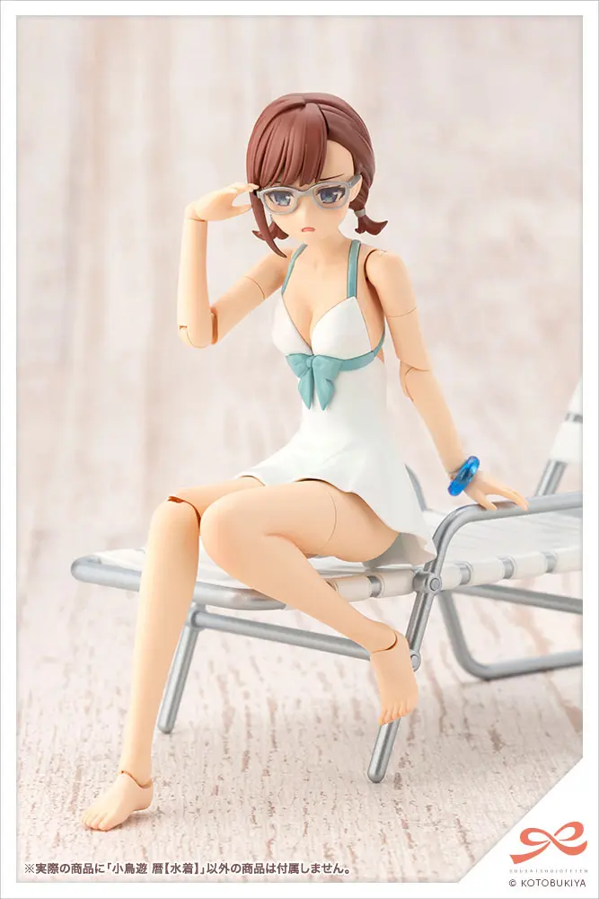 Set model din plastic Sousai Shojo Teien 1/10 Koyomi Takanashi (Swim Style) 16 cm poza produsului