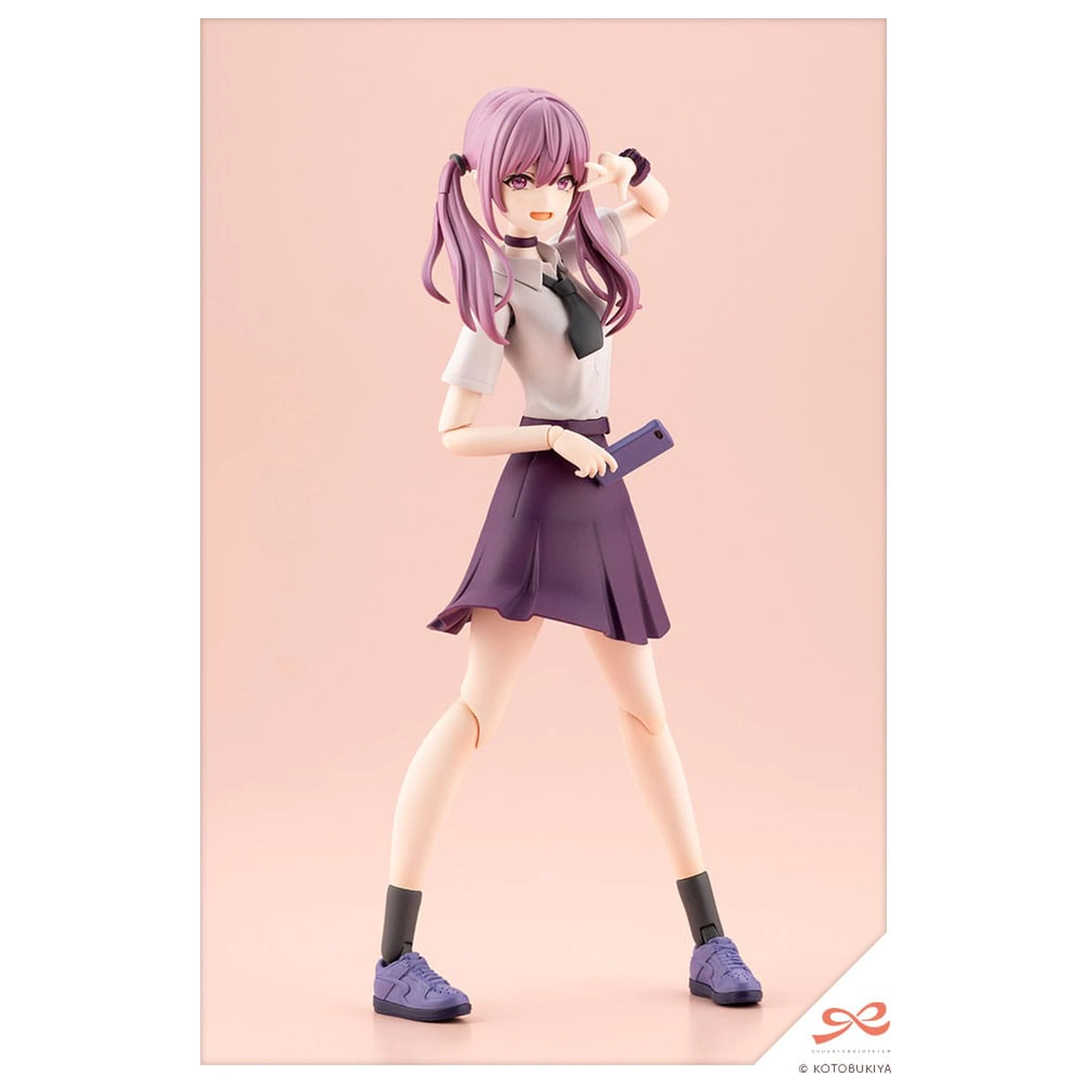 Sousai Shojo Teien Kit model din plastic 1/10 Little Devil Twin Tails 15 cm poza produsului