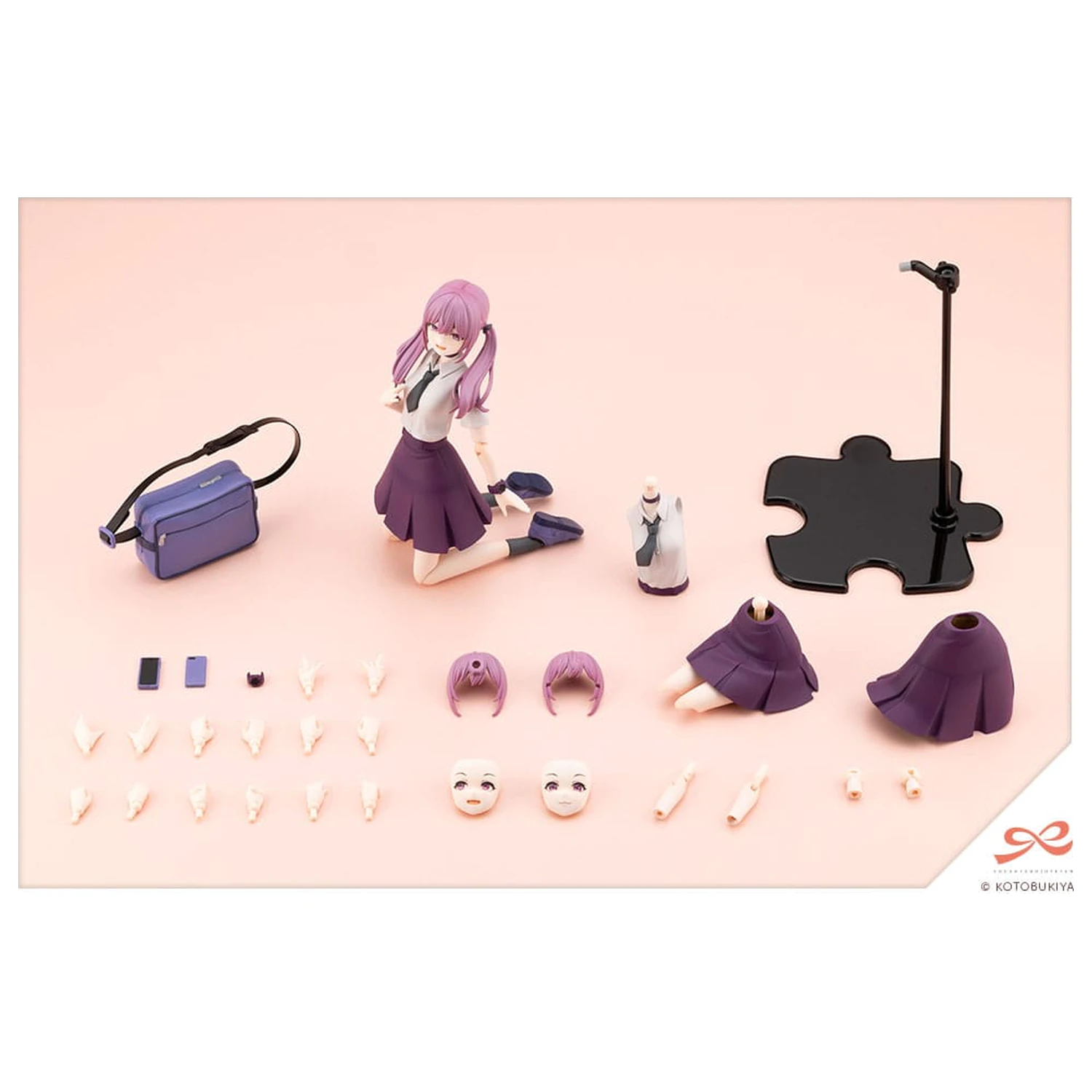 Sousai Shojo Teien Kit model din plastic 1/10 Little Devil Twin Tails 15 cm poza produsului