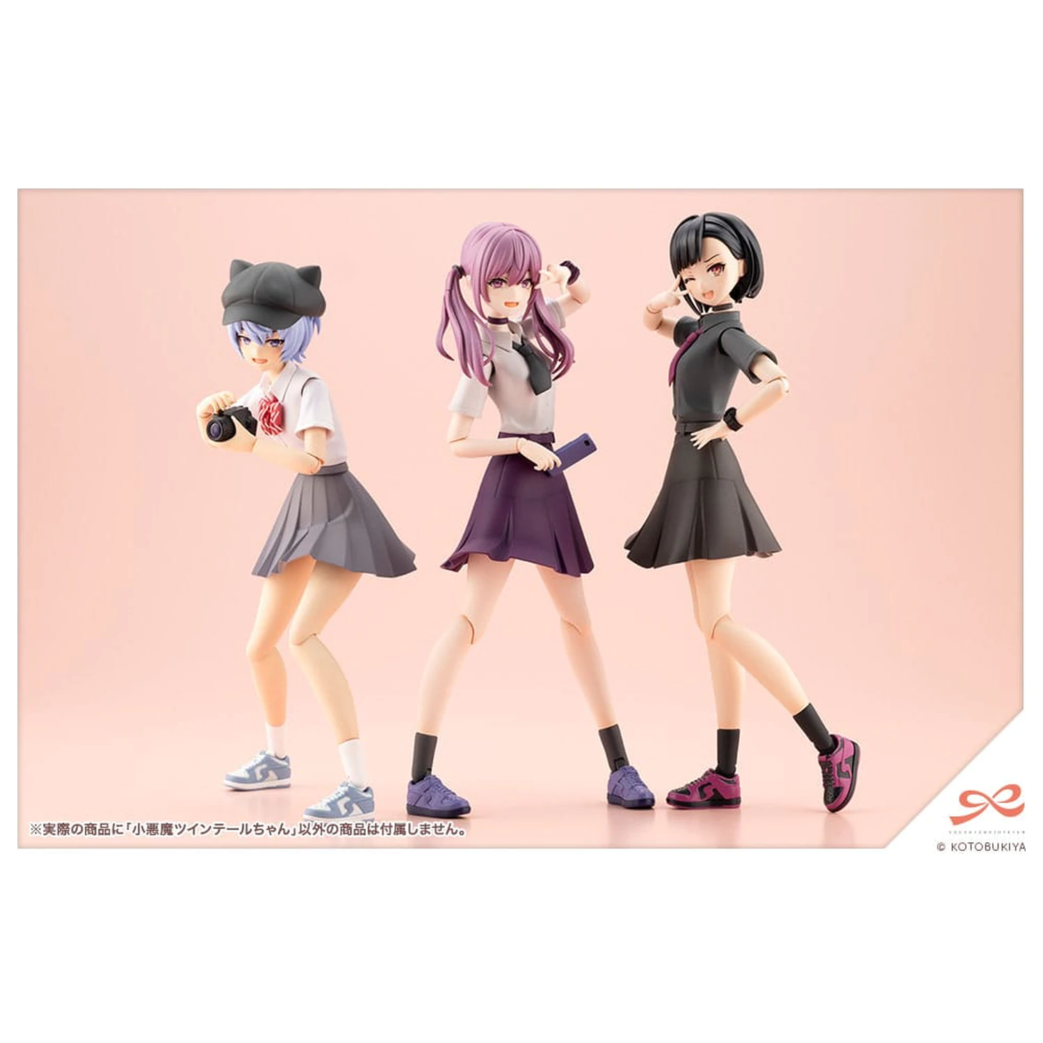 Sousai Shojo Teien Kit model din plastic 1/10 Little Devil Twin Tails 15 cm poza produsului