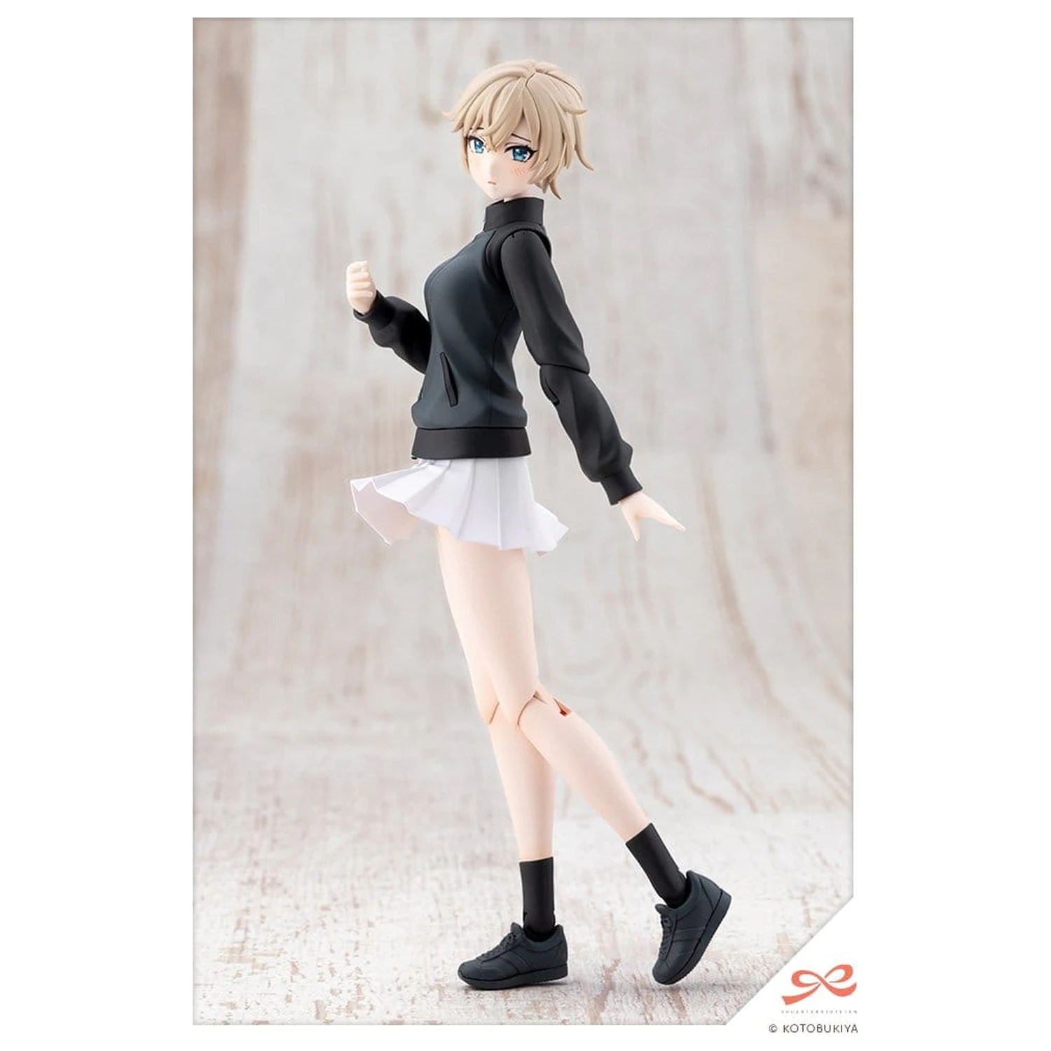 Sousai Shojo Teien Plastic Model Kit 1/10 Rui Saotome Touhou High School Tracksuit Dreaming Style Midnight Onyx 16 cm poza produsului