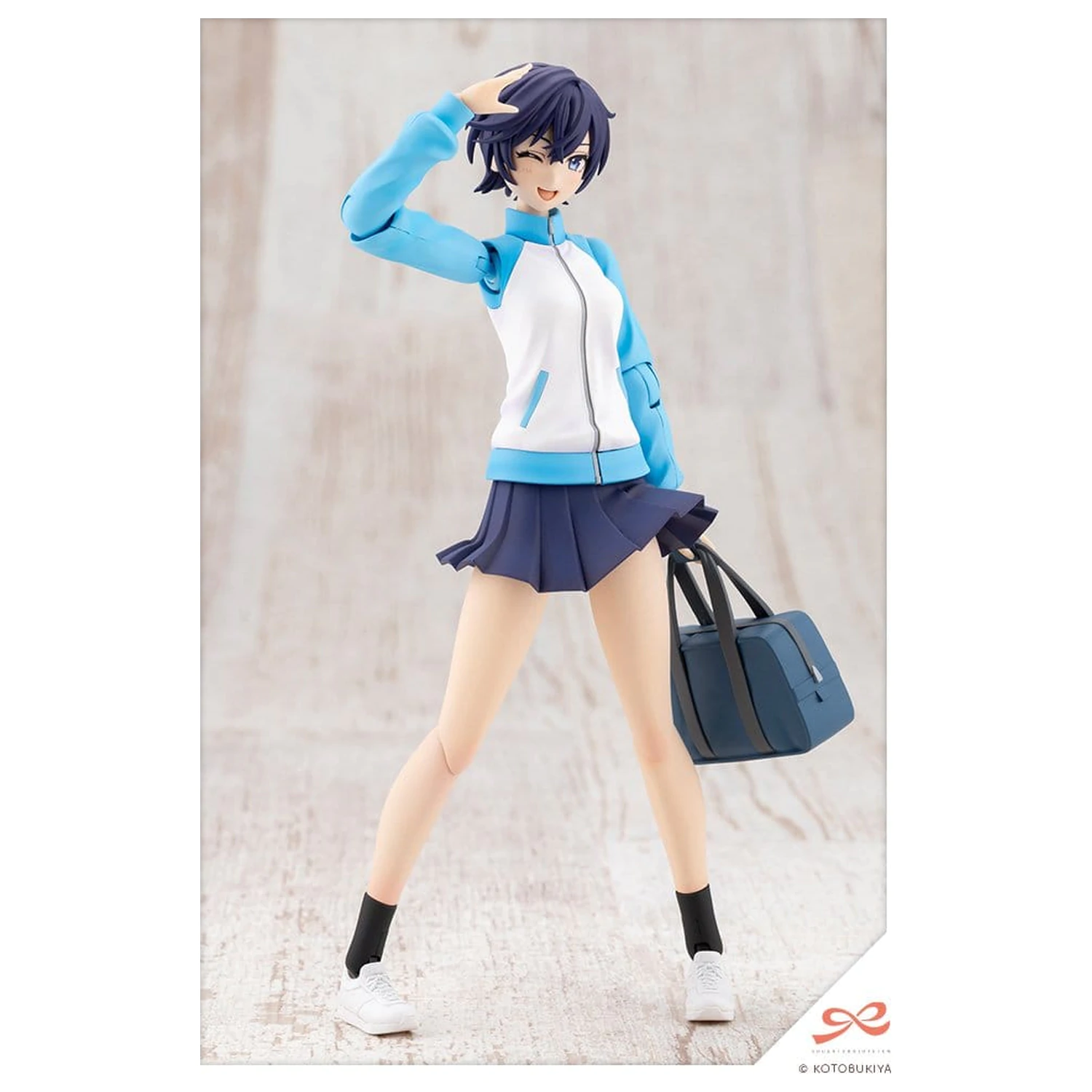 Sousai Shojo Teien Kit model din plastic 1/10 Rui Saotome Touhou High School Tracksuit 16 cm poza produsului