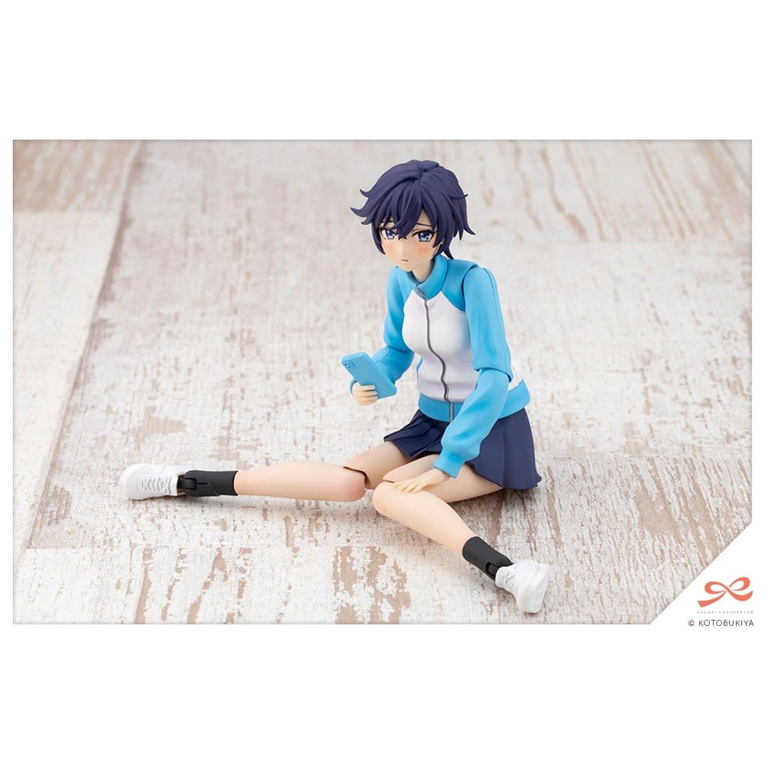 Sousai Shojo Teien Kit model din plastic 1/10 Rui Saotome Touhou High School Tracksuit 16 cm poza produsului