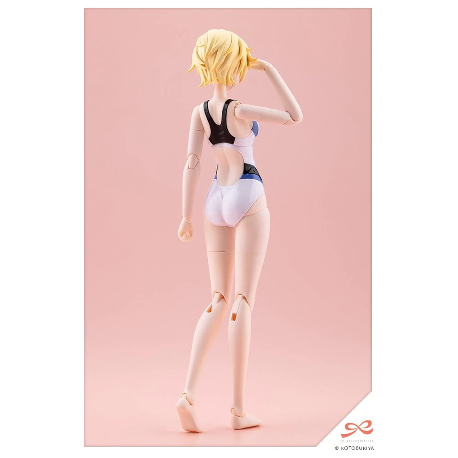 Sousai Shojo Teien model din plastic 1/10 Rui Saotome Touou High School Competitive Swimsuit Dreaming Style White Dolphin 16 cm poza produsului