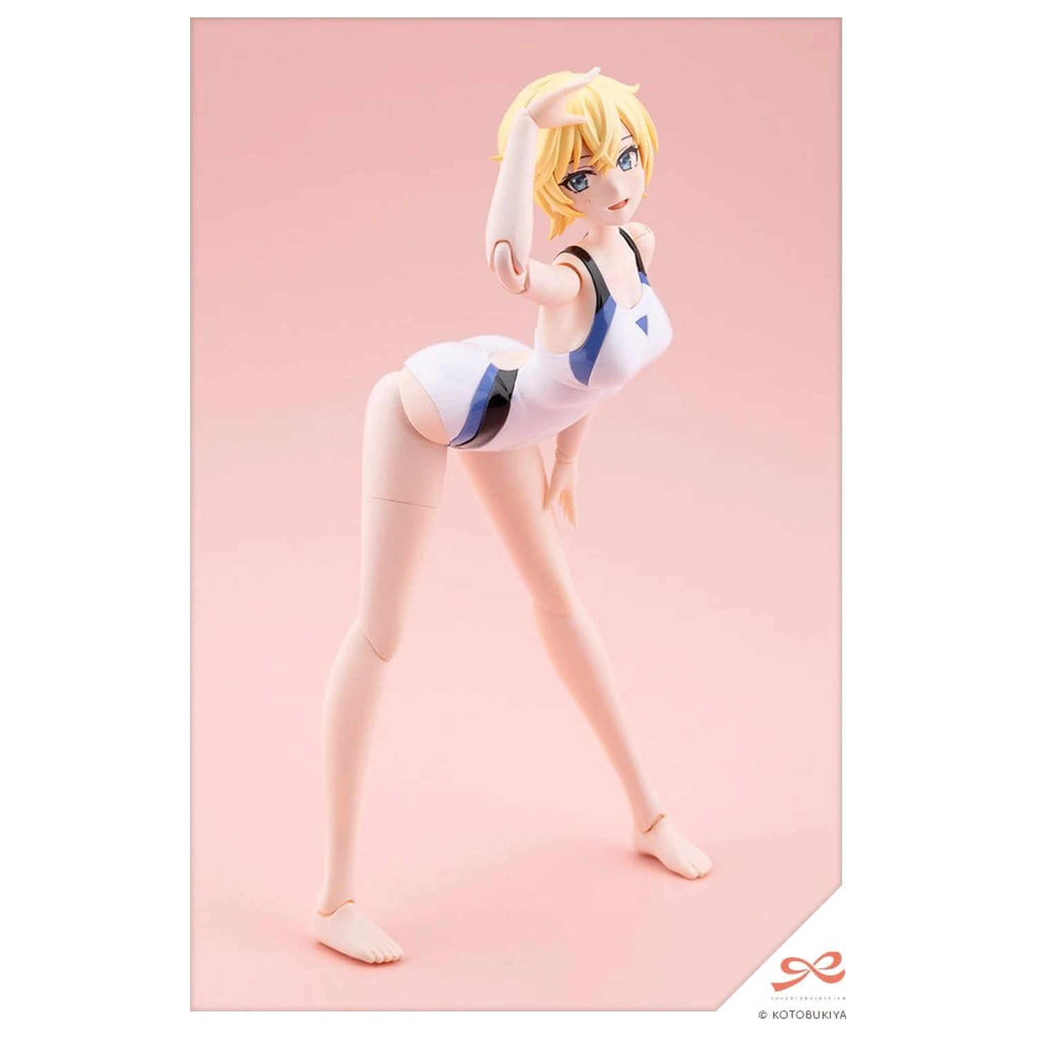 Sousai Shojo Teien model din plastic 1/10 Rui Saotome Touou High School Competitive Swimsuit Dreaming Style White Dolphin 16 cm poza produsului
