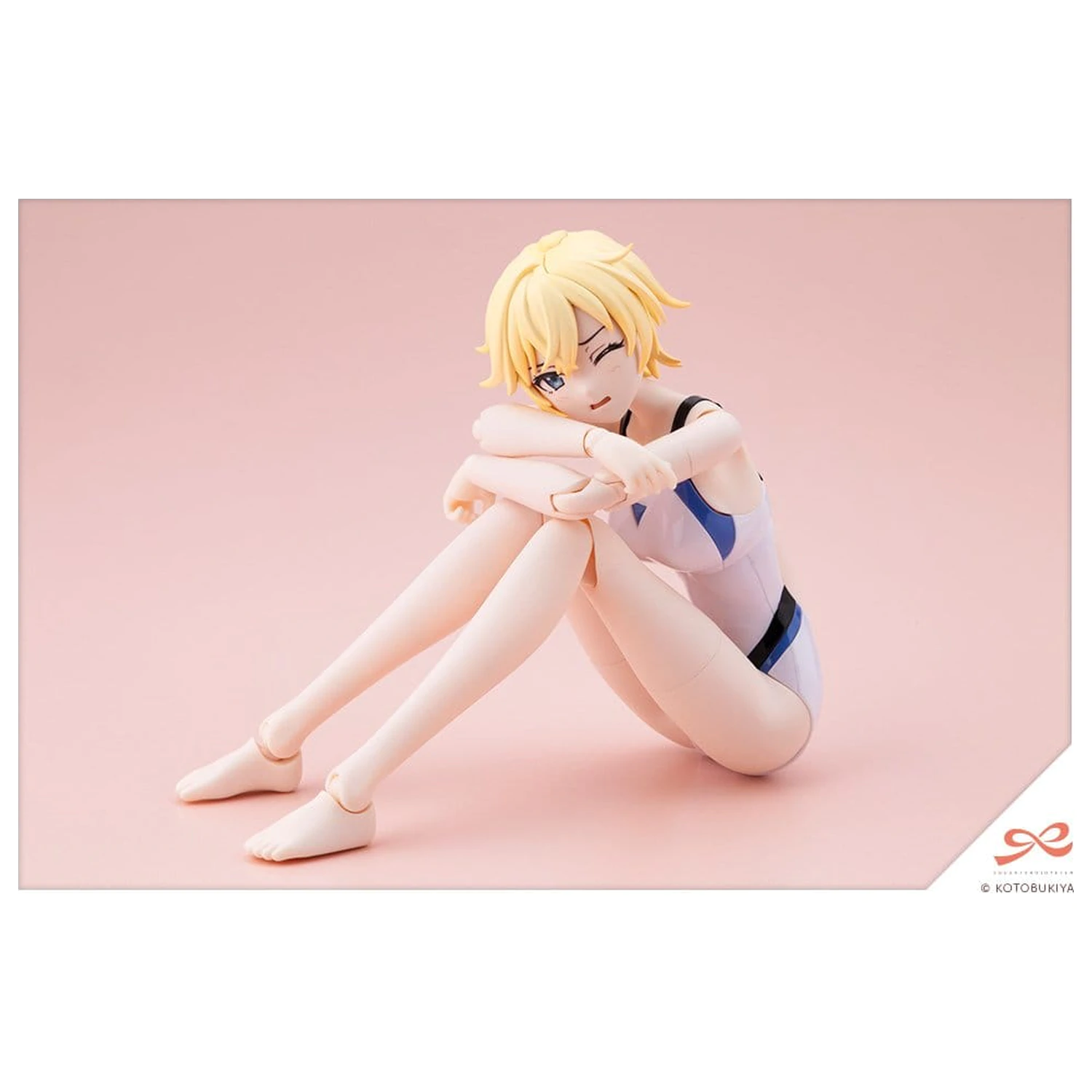 Sousai Shojo Teien model din plastic 1/10 Rui Saotome Touou High School Competitive Swimsuit Dreaming Style White Dolphin 16 cm poza produsului
