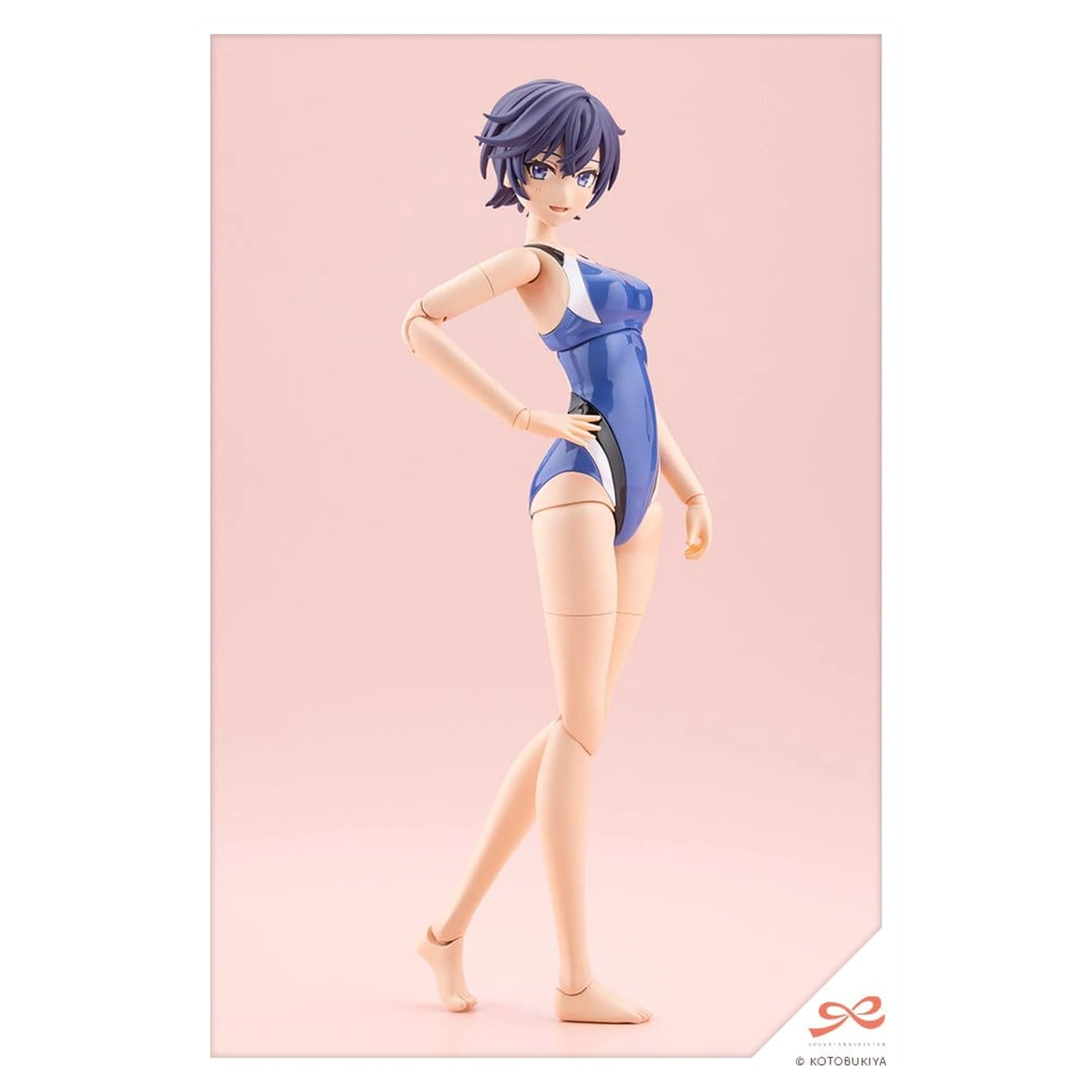Sousai Shojo Teien Plastic Model 1/10 Rui Saotome Touou High School Costum de baie de competitie 16 cm poza produsului