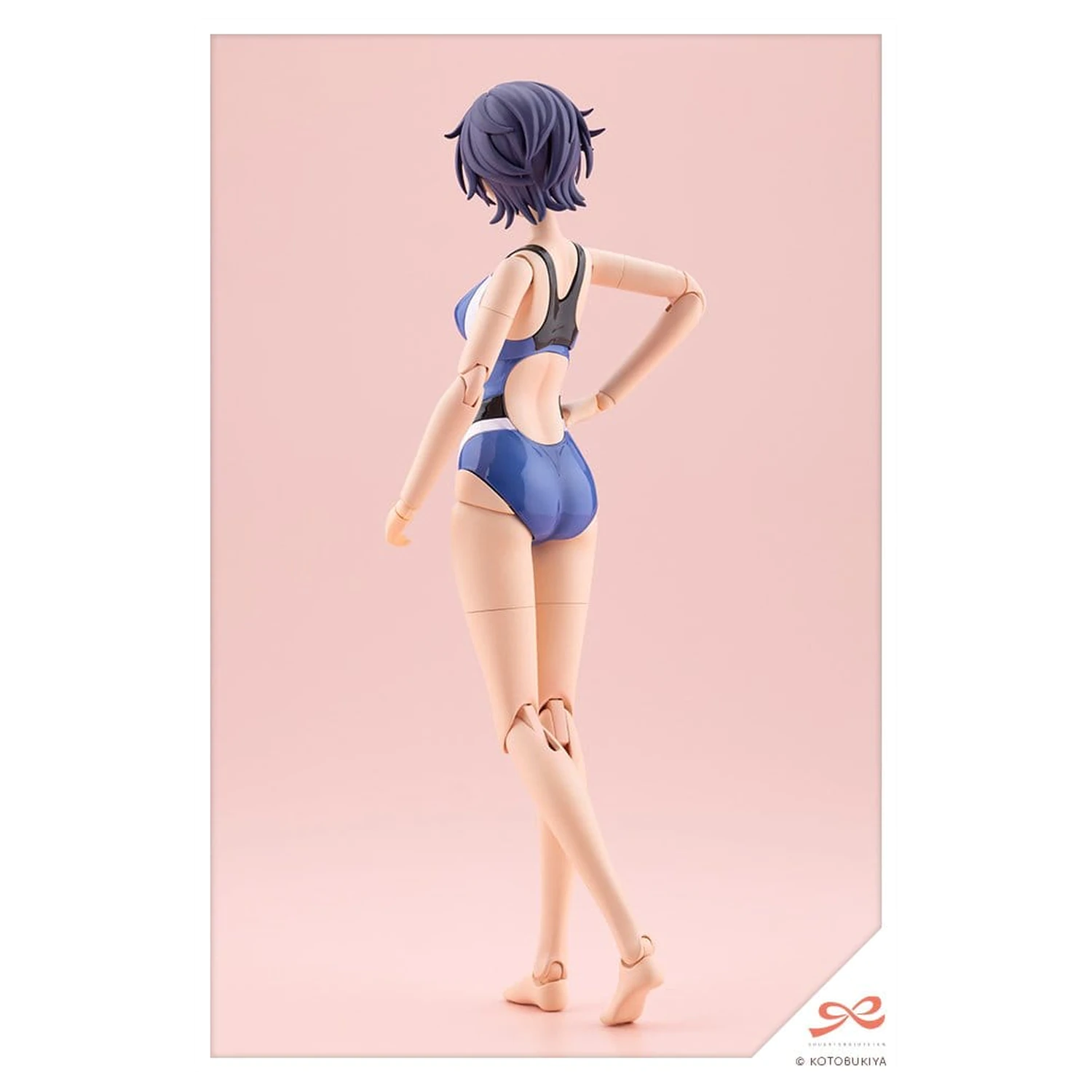 Sousai Shojo Teien Plastic Model 1/10 Rui Saotome Touou High School Costum de baie de competitie 16 cm poza produsului