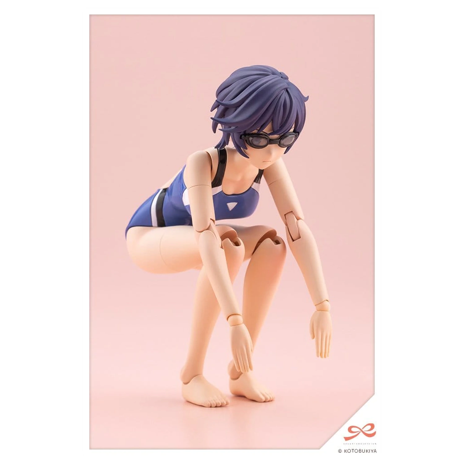 Sousai Shojo Teien Plastic Model 1/10 Rui Saotome Touou High School Costum de baie de competitie 16 cm poza produsului