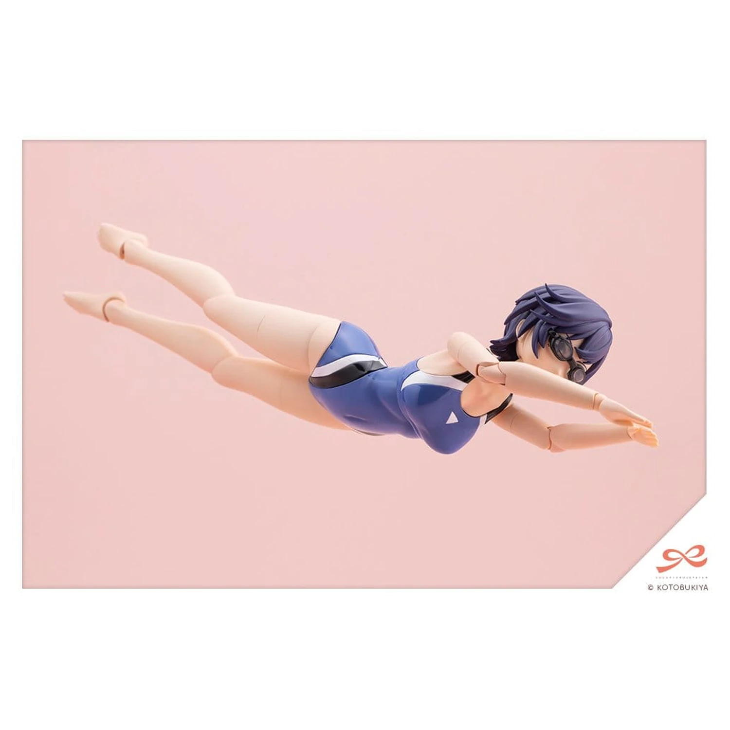 Sousai Shojo Teien Plastic Model 1/10 Rui Saotome Touou High School Costum de baie de competitie 16 cm poza produsului