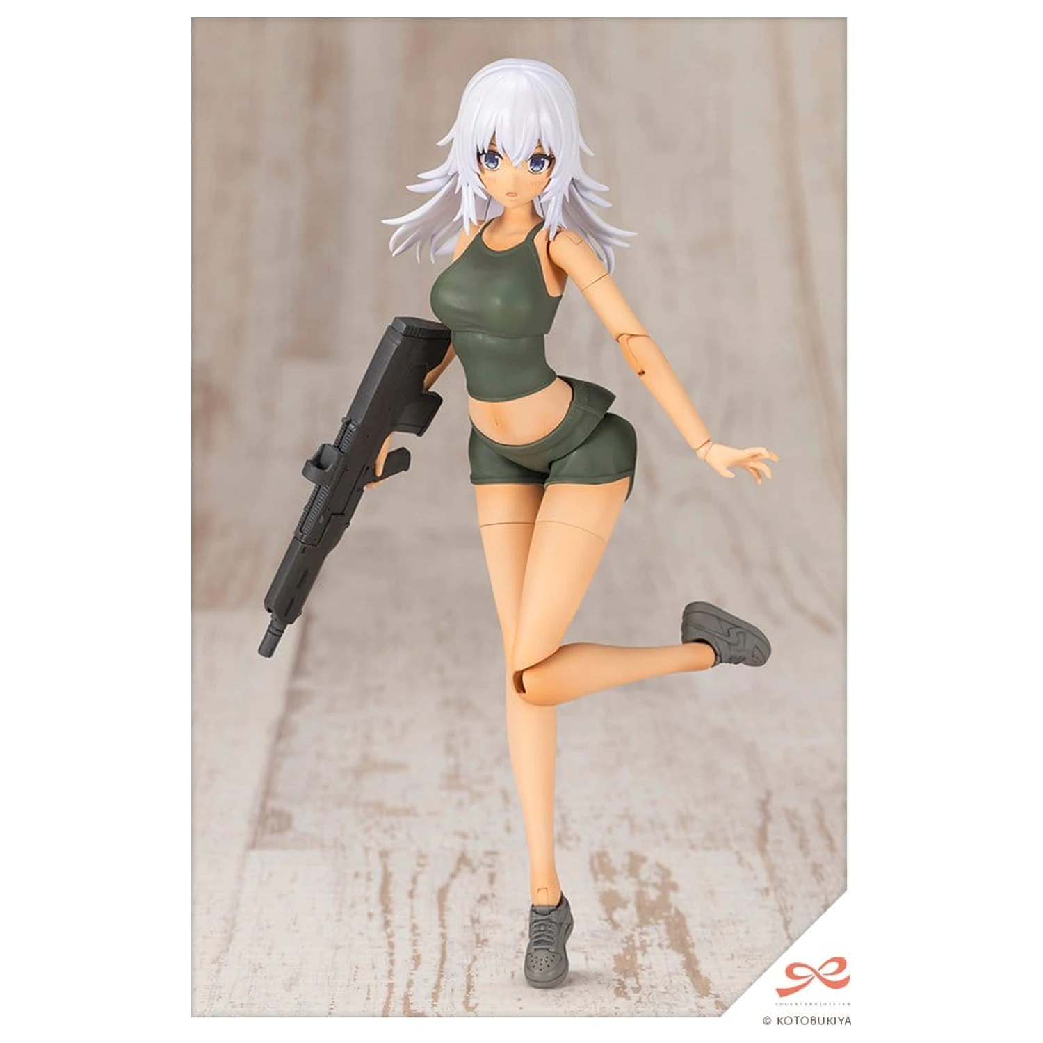 Sousai Shojo Teien Kit model de plastic 1/10 Training Wolf 16 cm poza produsului