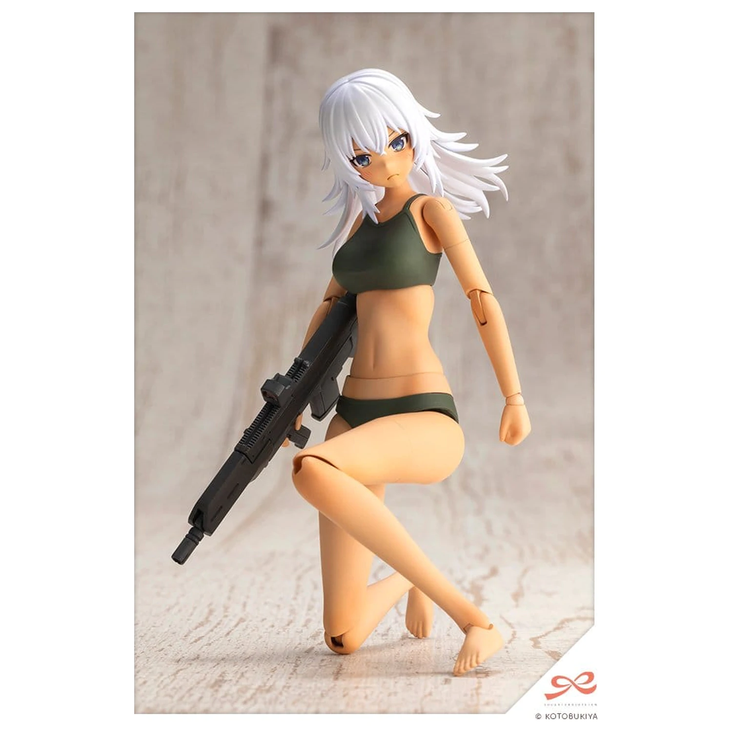Sousai Shojo Teien Kit model de plastic 1/10 Training Wolf 16 cm poza produsului