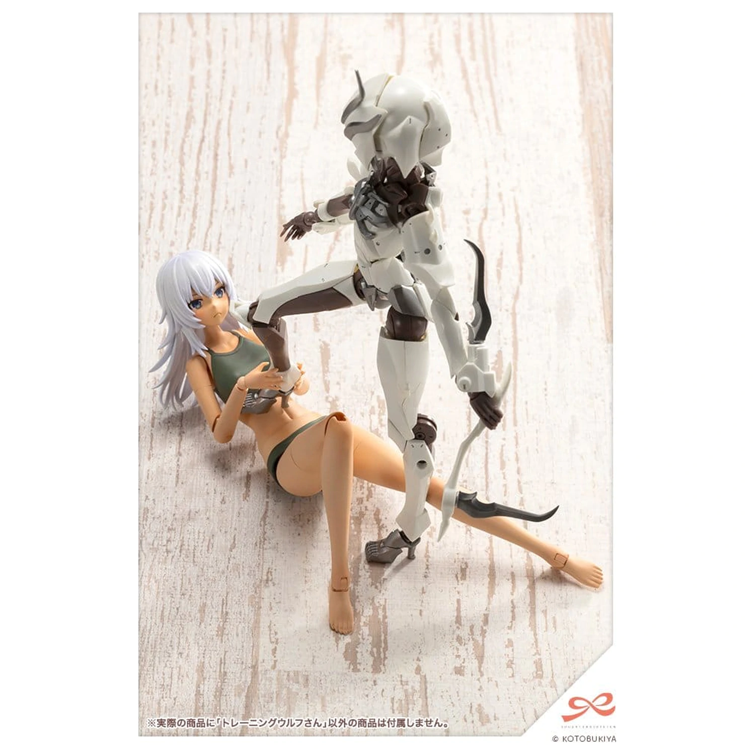 Sousai Shojo Teien Kit model de plastic 1/10 Training Wolf 16 cm poza produsului