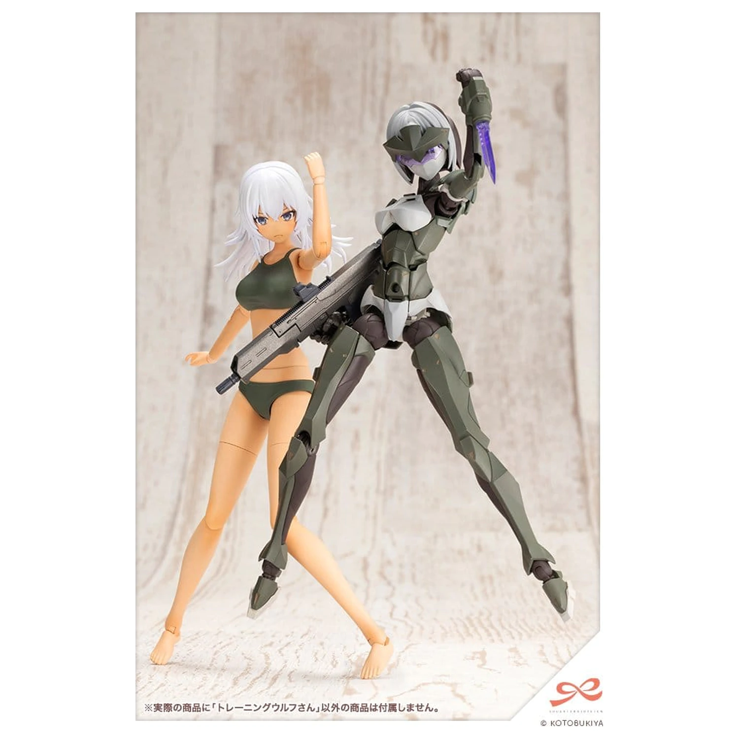 Sousai Shojo Teien Kit model de plastic 1/10 Training Wolf 16 cm poza produsului