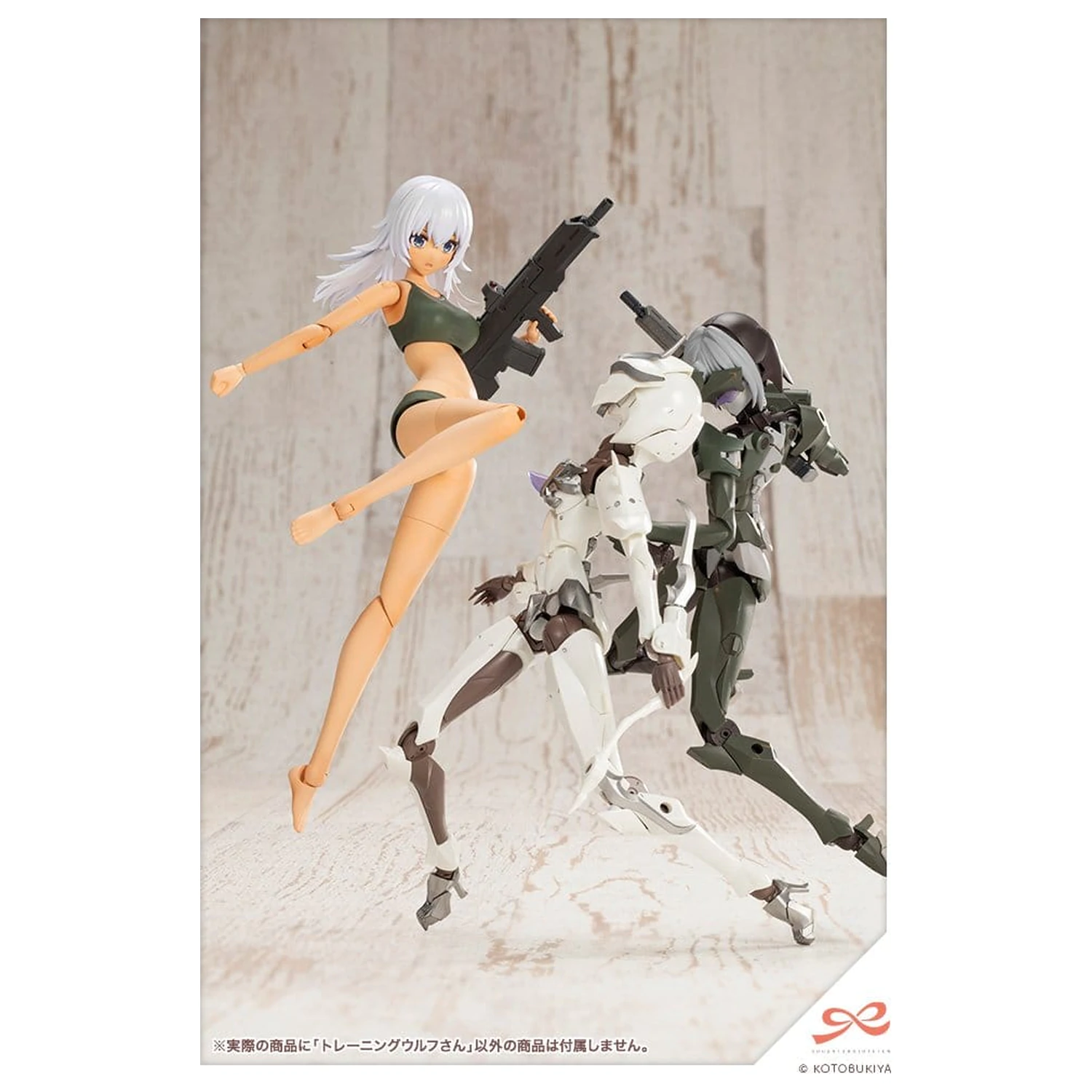 Sousai Shojo Teien Kit model de plastic 1/10 Training Wolf 16 cm poza produsului