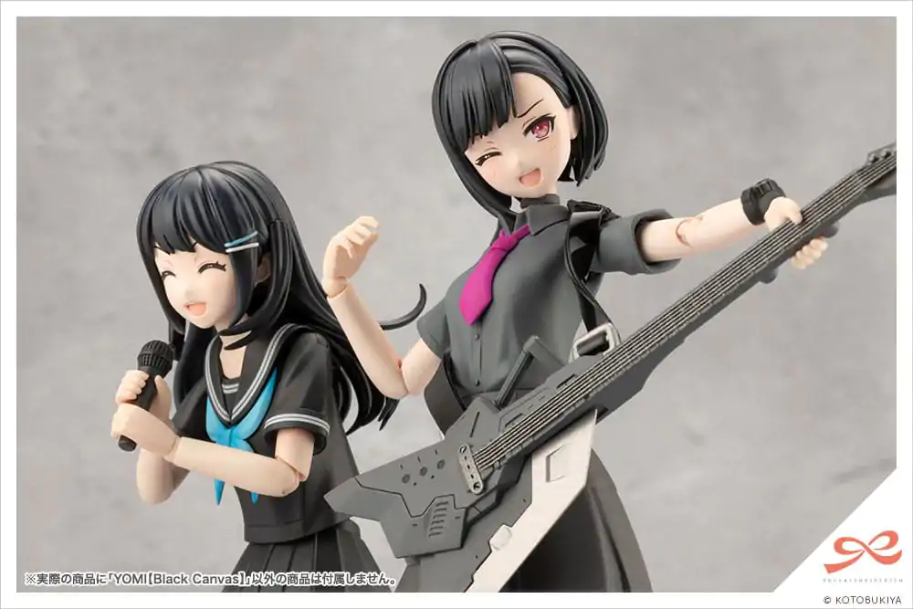 Set Model Plastic Sousai Shojo Teien 1/10 Yomi (Black Canvas) 16 cm poza produsului