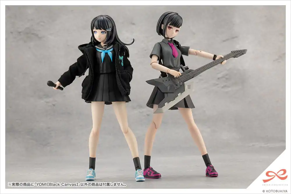 Set Model Plastic Sousai Shojo Teien 1/10 Yomi (Black Canvas) 16 cm poza produsului