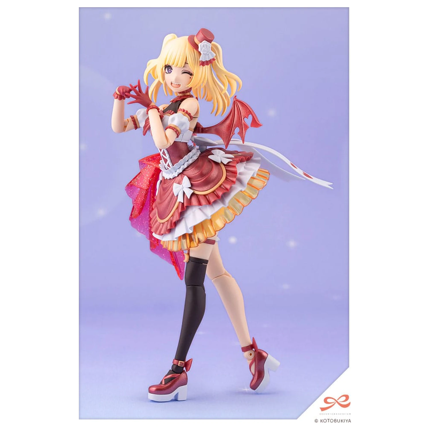 Sousai Shojo Teien Plastic Model Kit 1/10 Yue Kisaragi Diva Costume Dreaming Style Strawberry Moon 16 cm poza produsului