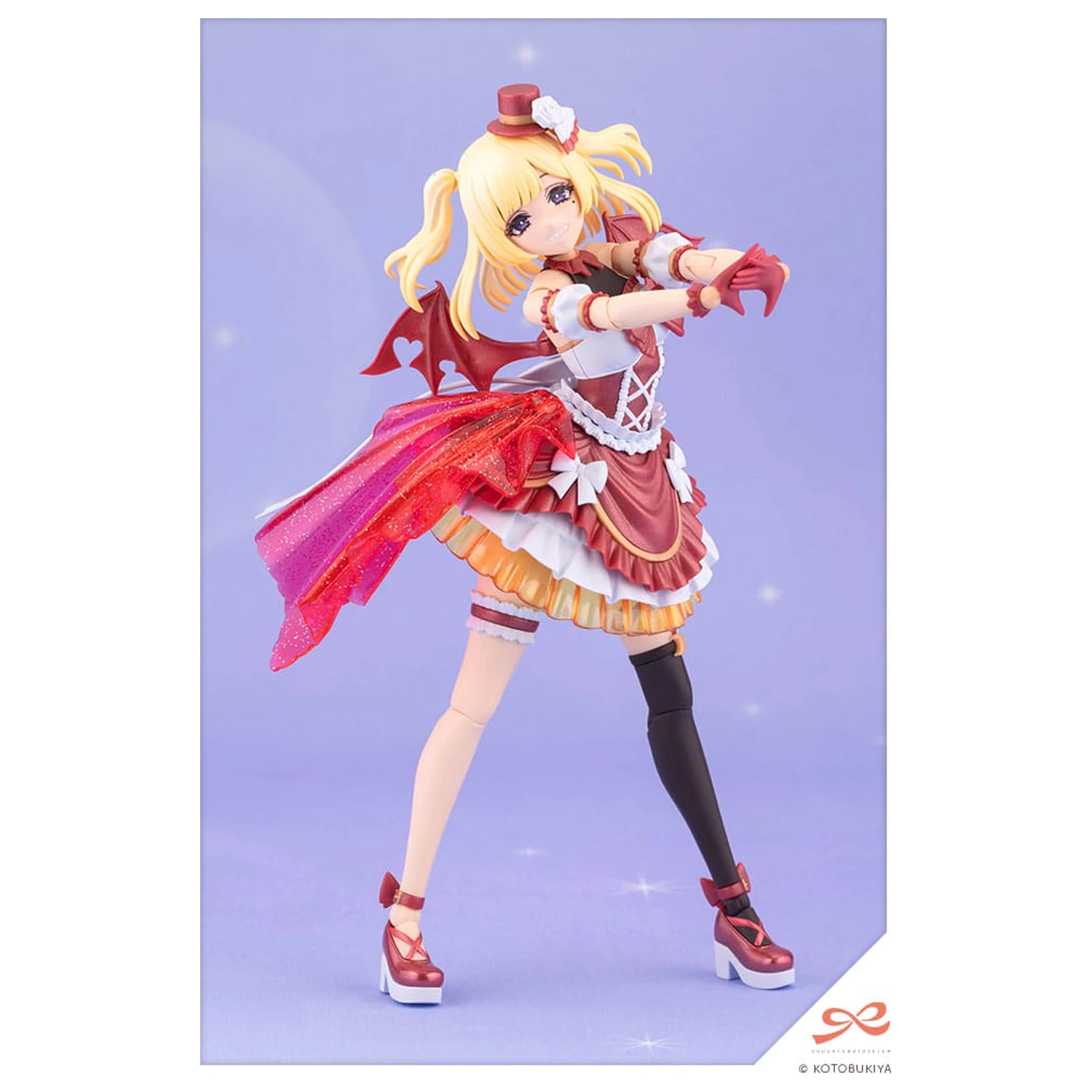 Sousai Shojo Teien Plastic Model Kit 1/10 Yue Kisaragi Diva Costume Dreaming Style Strawberry Moon 16 cm poza produsului