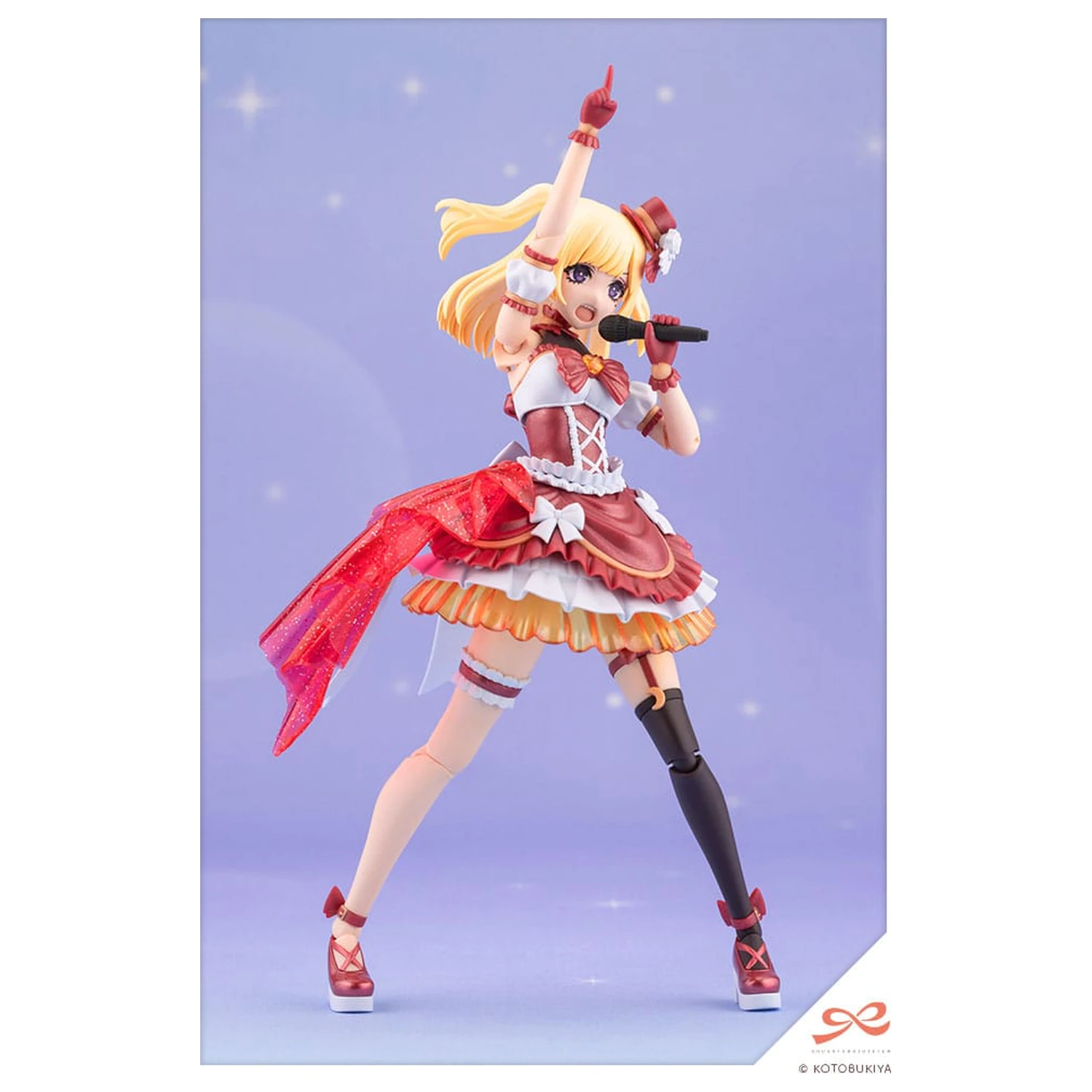 Sousai Shojo Teien Plastic Model Kit 1/10 Yue Kisaragi Diva Costume Dreaming Style Strawberry Moon 16 cm poza produsului