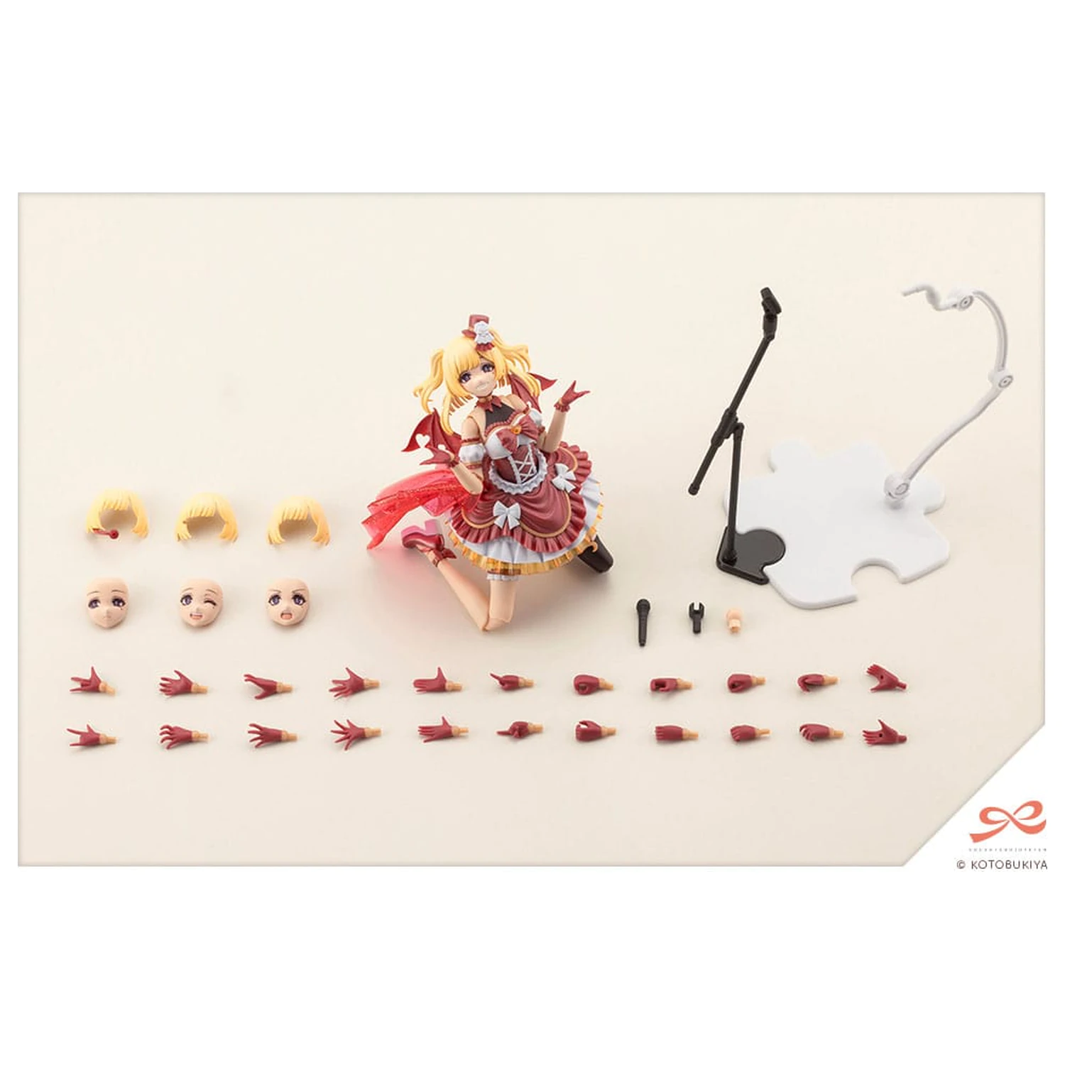 Sousai Shojo Teien Plastic Model Kit 1/10 Yue Kisaragi Diva Costume Dreaming Style Strawberry Moon 16 cm poza produsului