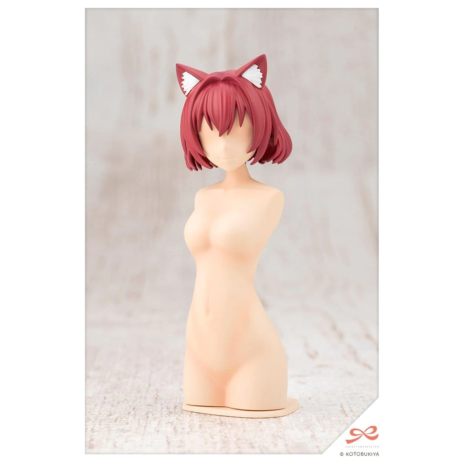 Sousai Shojo Teien Model Kit Accessory Set Arranged Wigs Animal Ears Bob Cat 9 cm poza produsului
