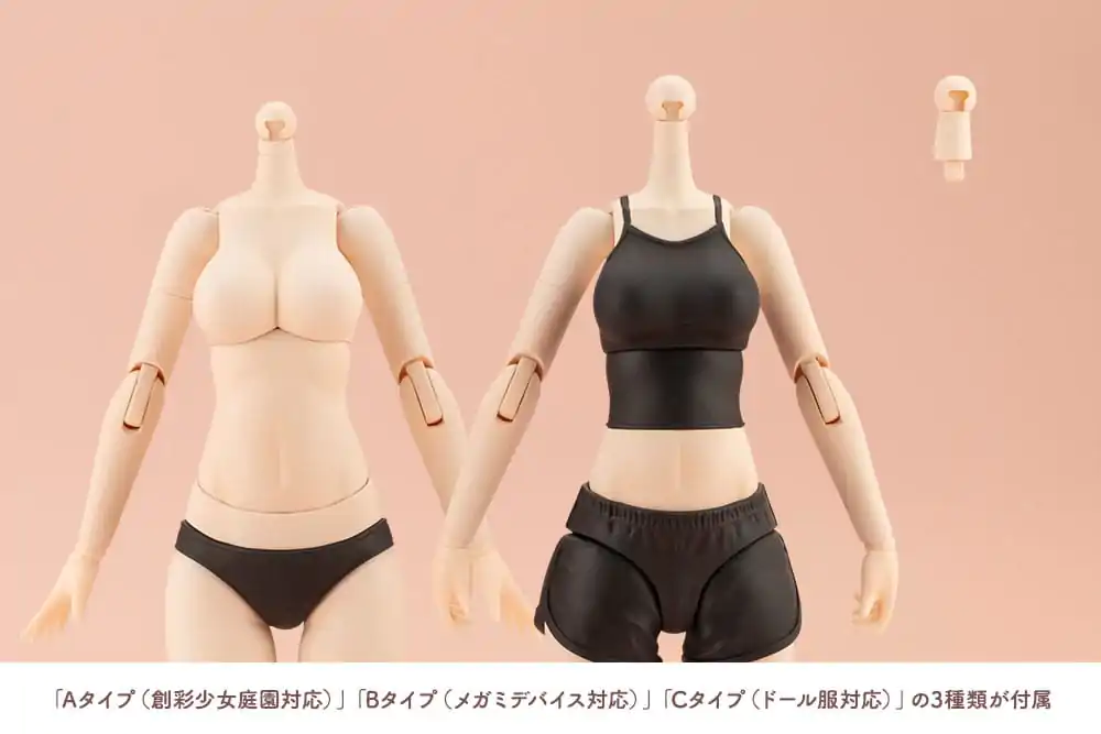 Sousai Shojo Teien Set de accesorii pentru figurine de acțiune Dress Up Body Color C Ver. M poza produsului