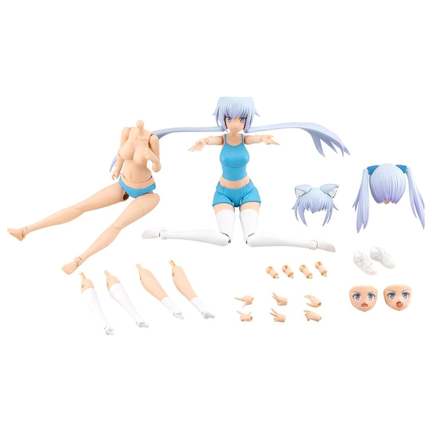 Sousaishojoteien Plastic Model Kit Grand Scale Dress Up Body M with Stylet 25 cm poza produsului
