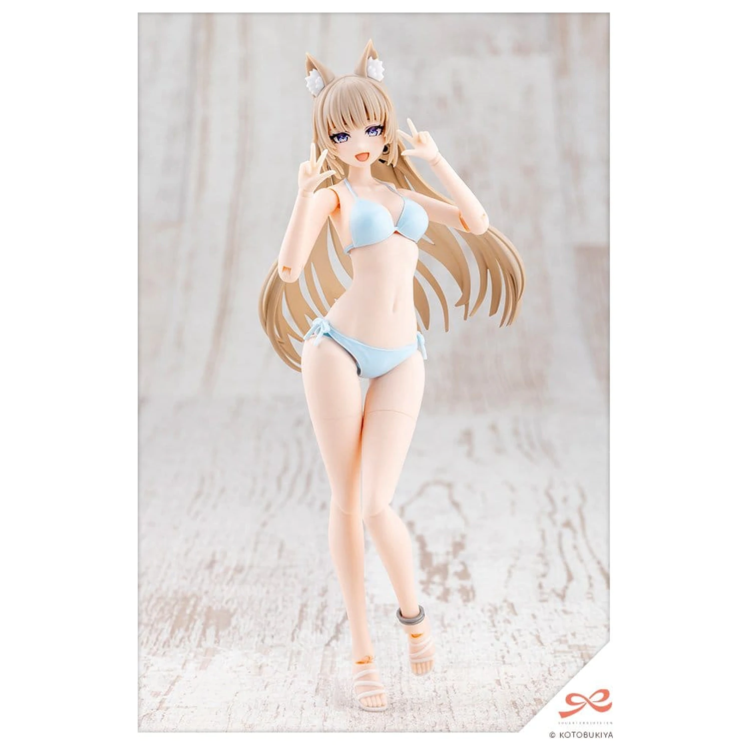 Sousaishojoteien Model din Plastic 1/10 Emulator Urechi de Animal Stil Înot 17 cm poza produsului