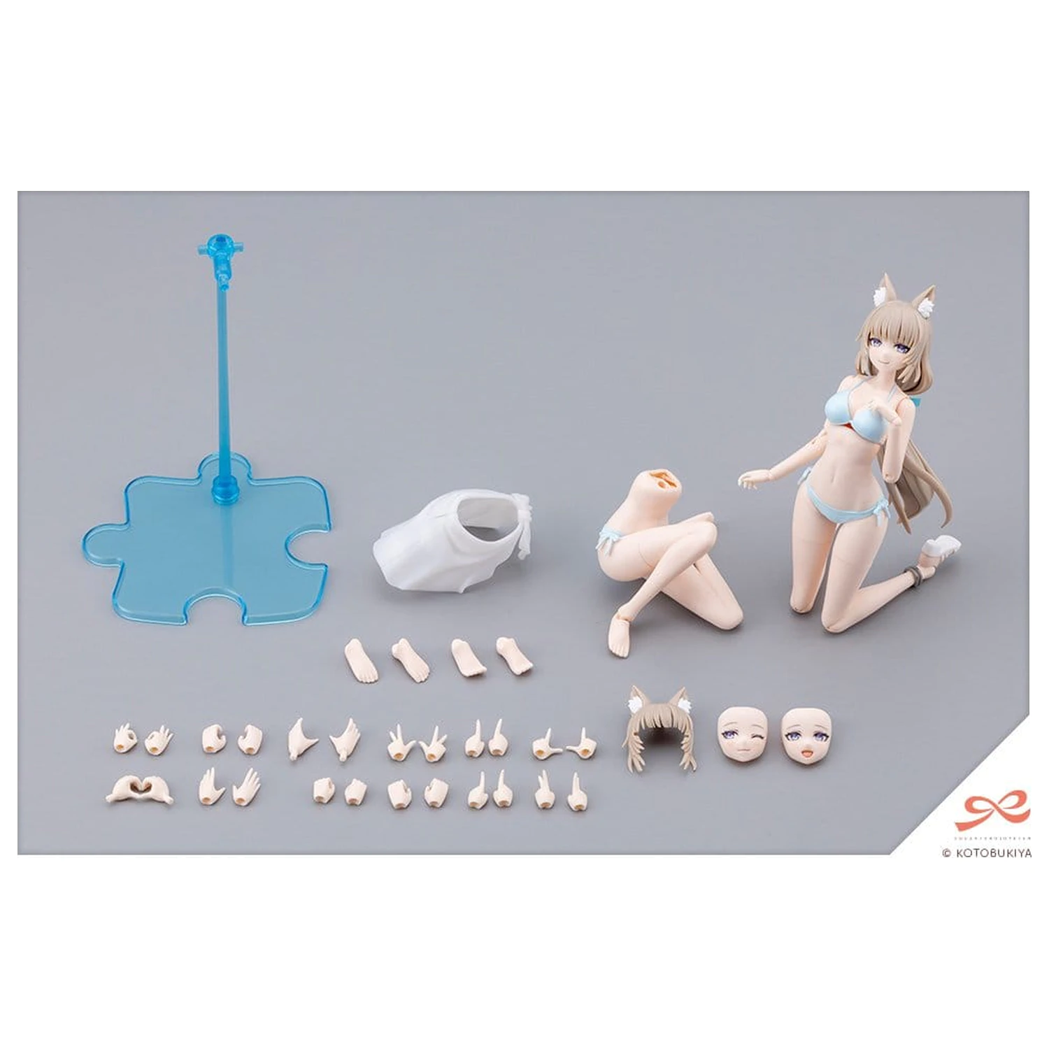 Sousaishojoteien Model din Plastic 1/10 Emulator Urechi de Animal Stil Înot 17 cm poza produsului