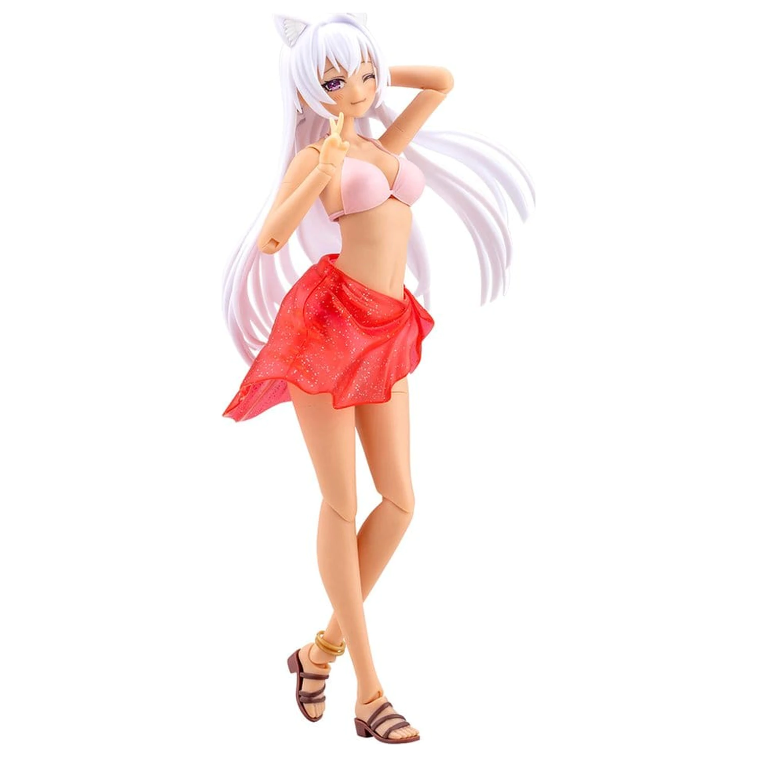 Sousaishojoteien Model din Plastic 1/10 Animal Ears Emulator Swim Style Dreaming Style Twilight Cat 17 cm poza produsului