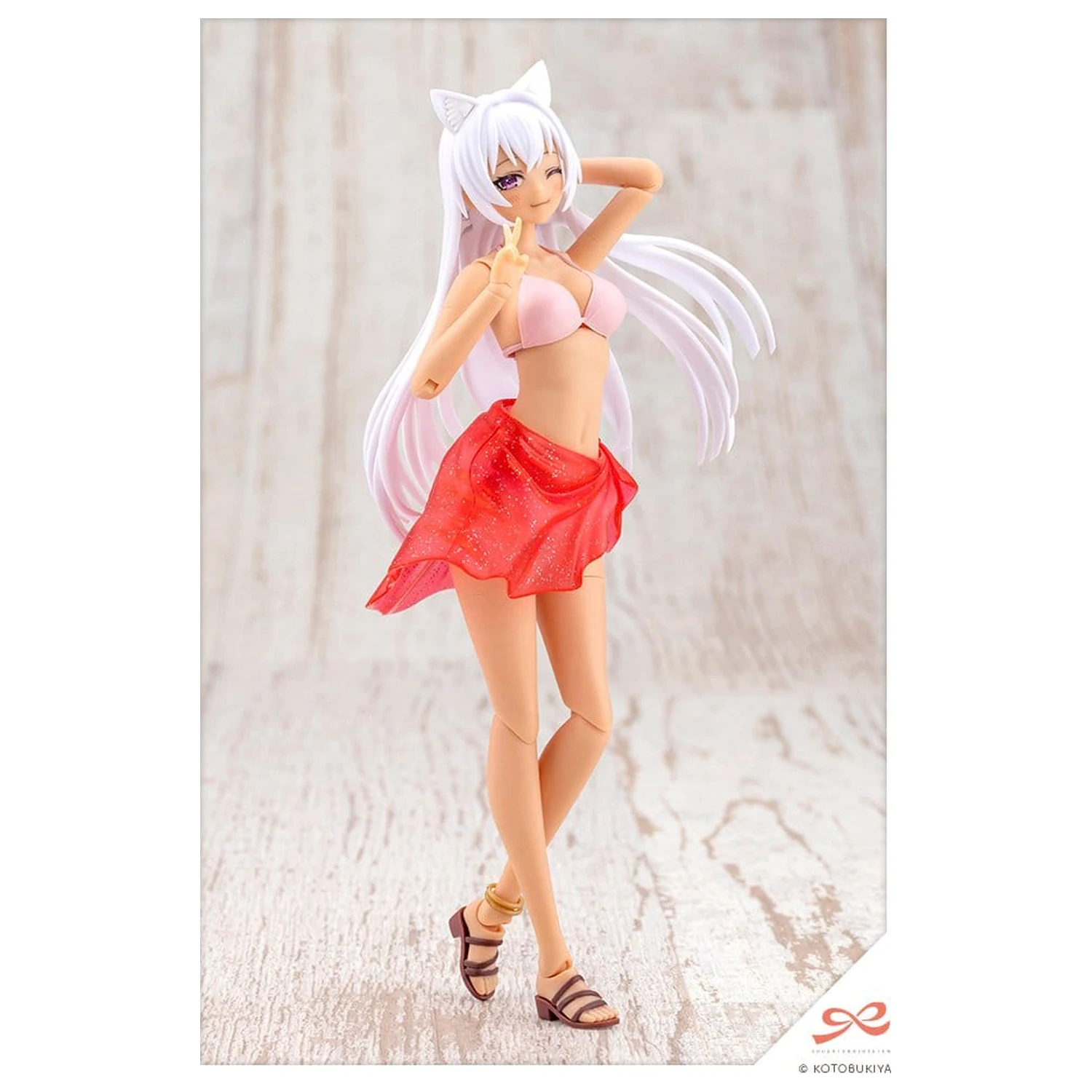 Sousaishojoteien Model din Plastic 1/10 Animal Ears Emulator Swim Style Dreaming Style Twilight Cat 17 cm poza produsului
