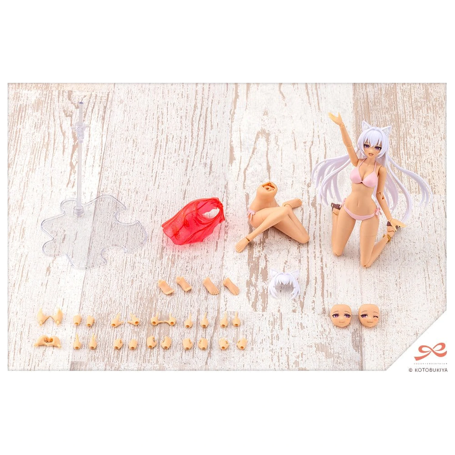 Sousaishojoteien Model din Plastic 1/10 Animal Ears Emulator Swim Style Dreaming Style Twilight Cat 17 cm poza produsului