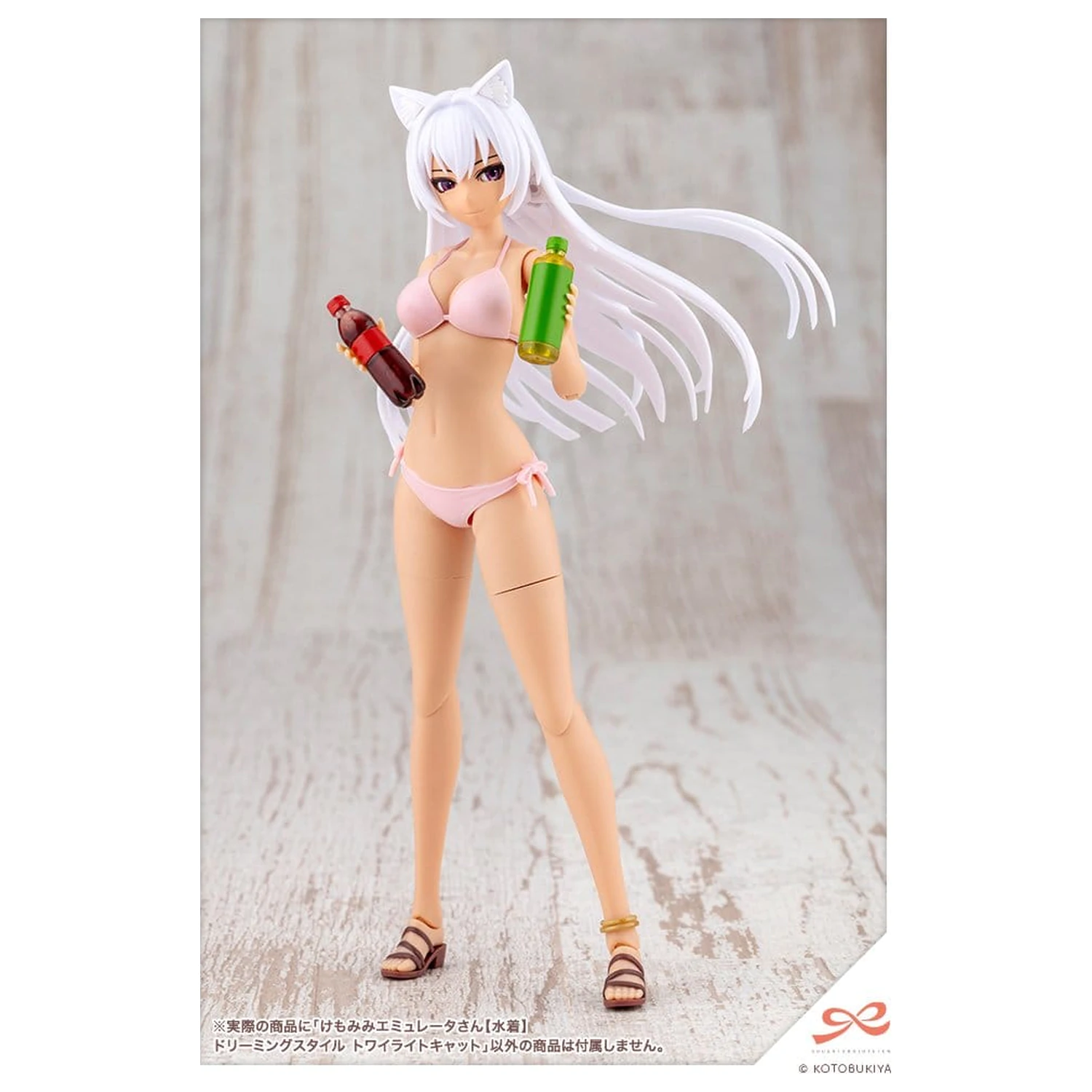 Sousaishojoteien Model din Plastic 1/10 Animal Ears Emulator Swim Style Dreaming Style Twilight Cat 17 cm poza produsului