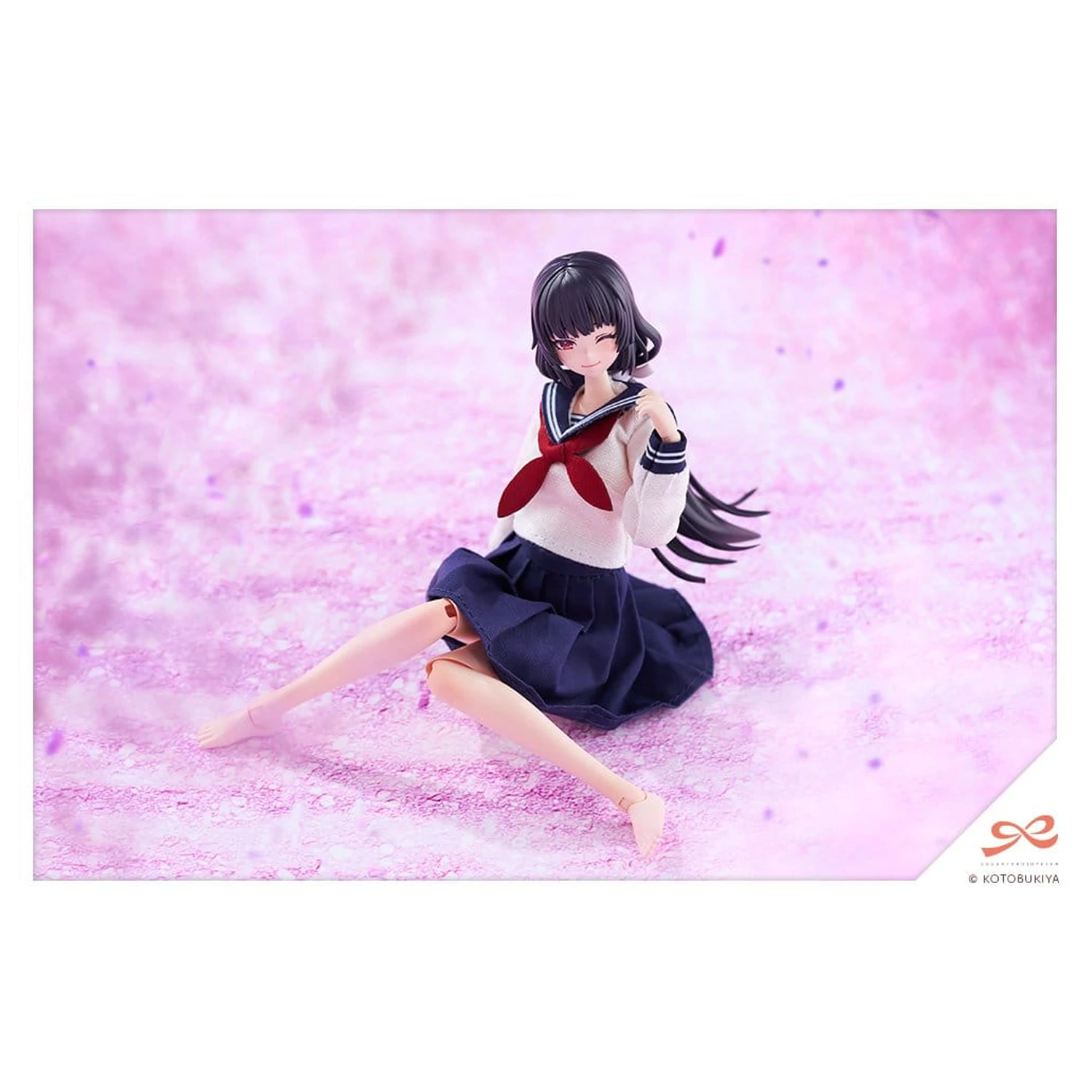 Sousaishojoteien Model de plastic 1/10 Kiru Pla Kuon Yakushiji Touou High School Uniform 16 cm poza produsului