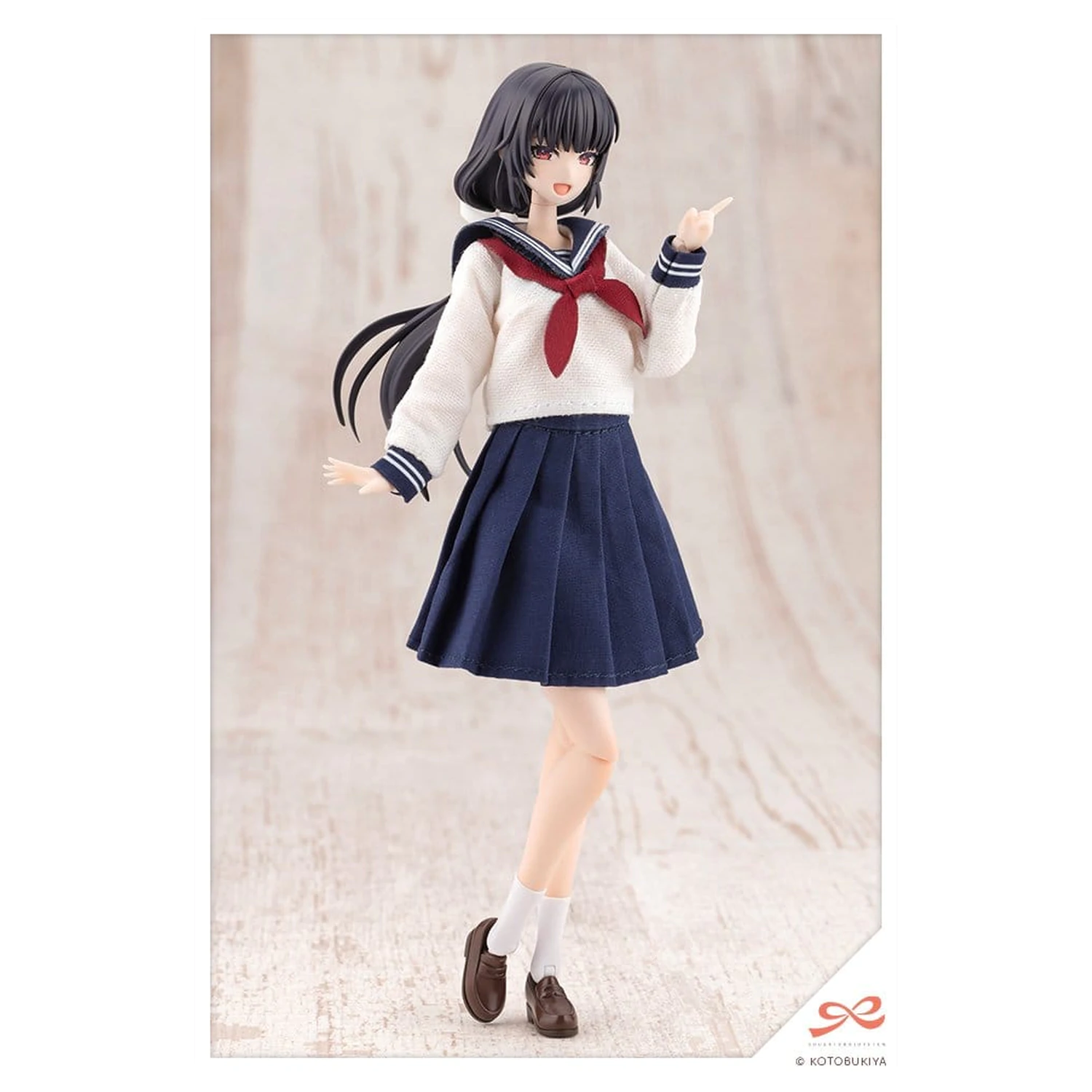 Sousaishojoteien Model de plastic 1/10 Kiru Pla Kuon Yakushiji Touou High School Uniform 16 cm poza produsului