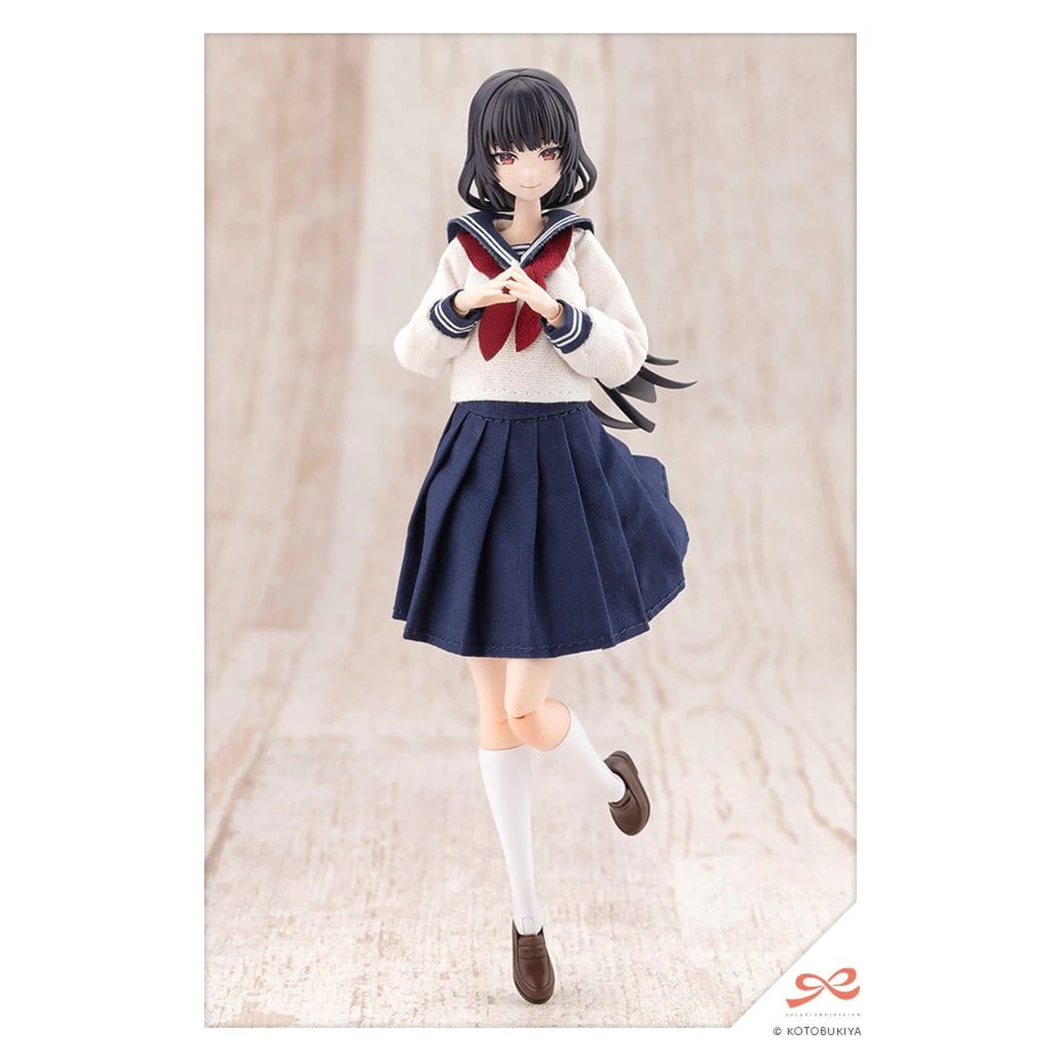 Sousaishojoteien Model de plastic 1/10 Kiru Pla Kuon Yakushiji Touou High School Uniform 16 cm poza produsului