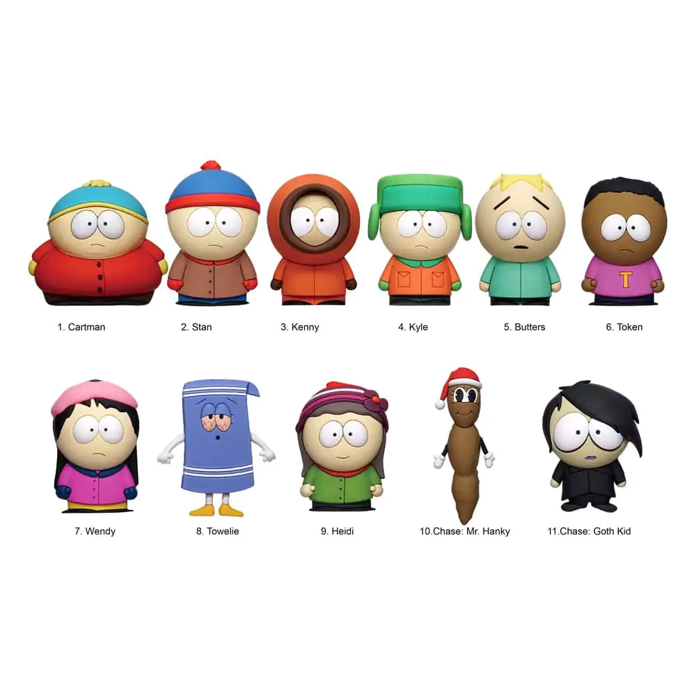 South Park 3D PVC Agățători de geantă Pungă misterioasă poza produsului