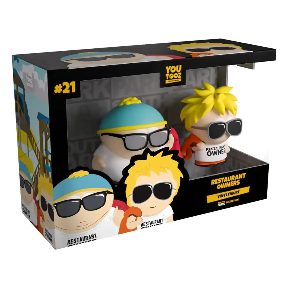 South Park Figurine Vinil Set de 2 Proprietari Restaurant 10 cm poza produsului