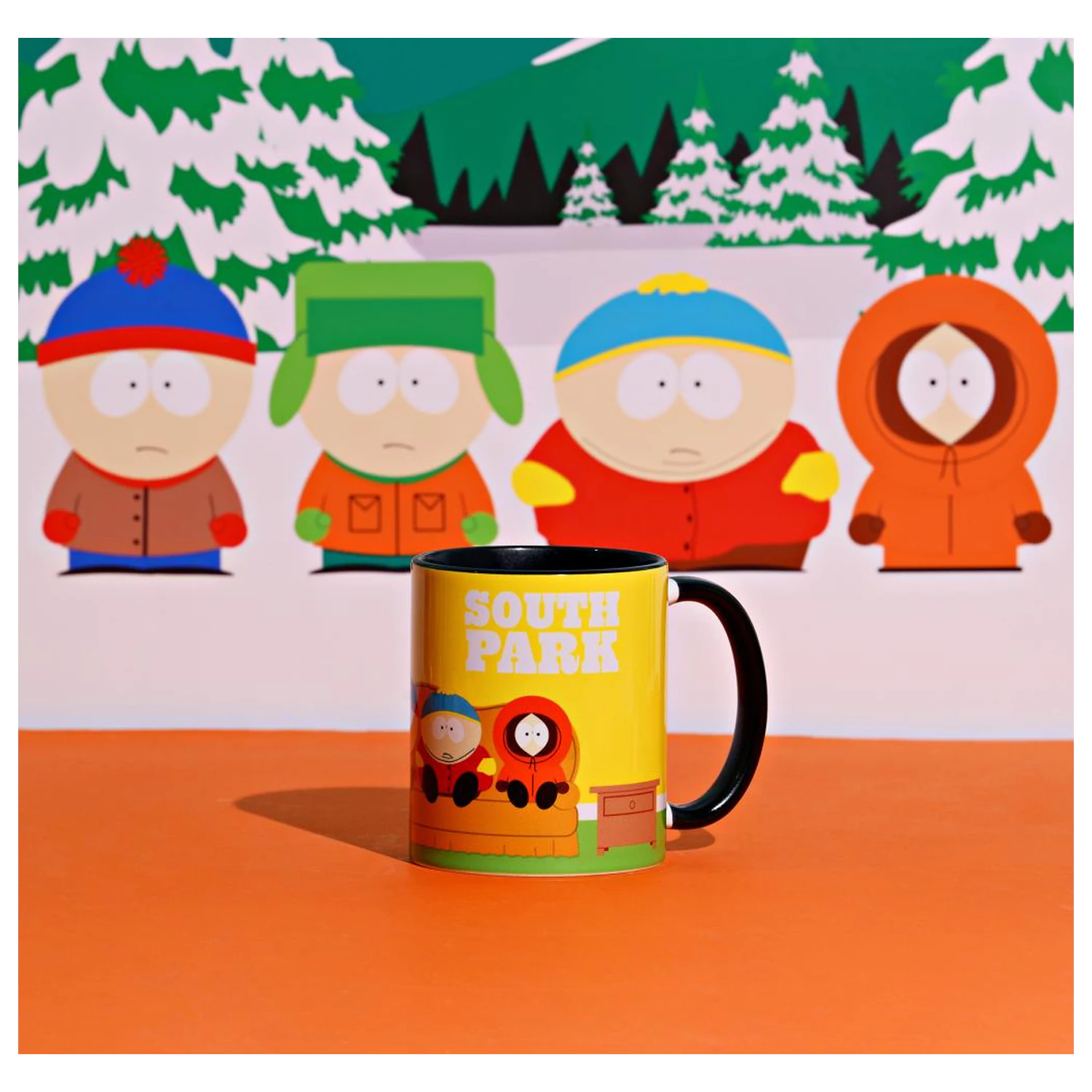 South Park Watching TV Cană Interior Colorată 325ml poza produsului
