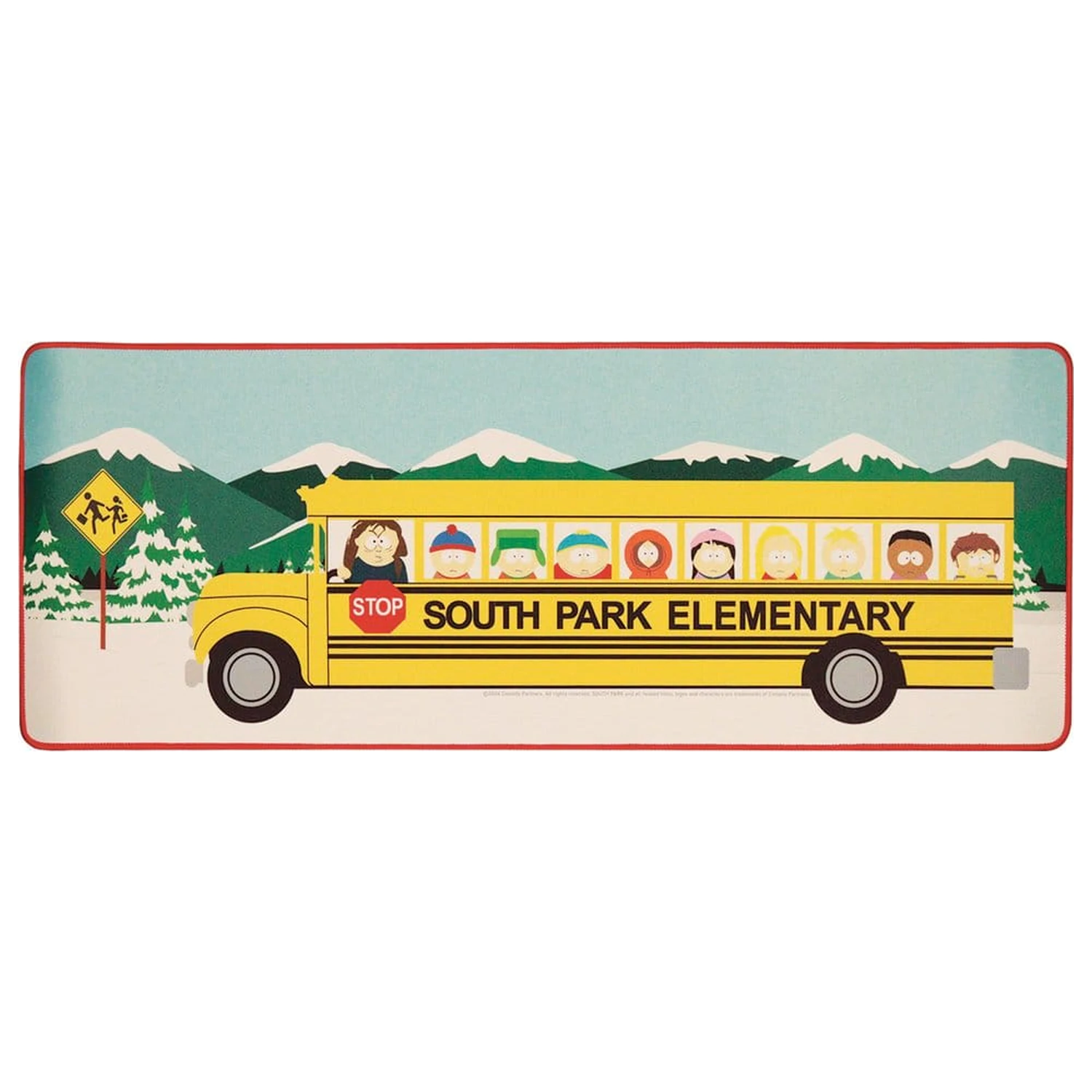 South Park Desk Pad & Coaster Set Elementary School Bus poza produsului