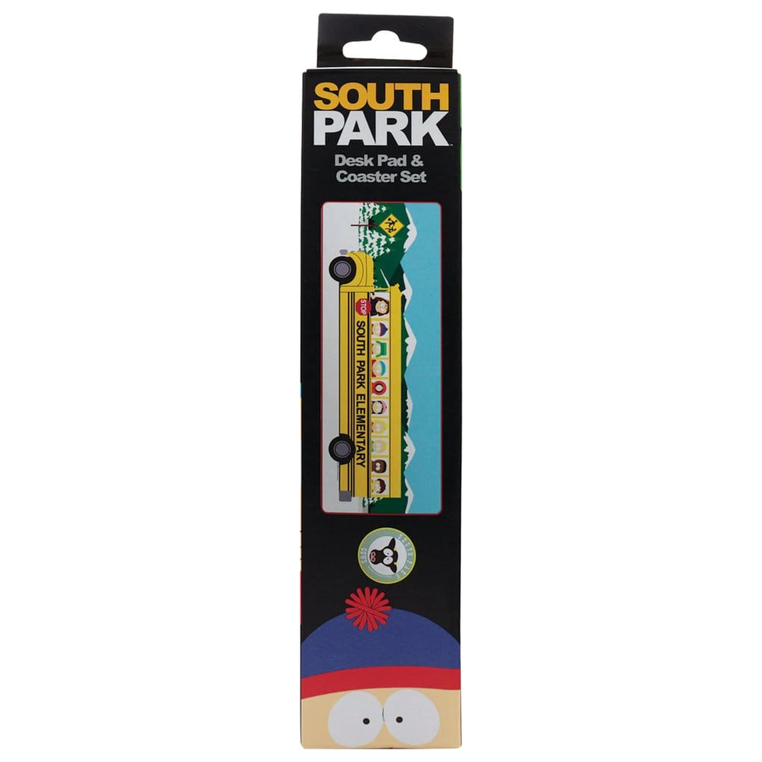 South Park Desk Pad & Coaster Set Elementary School Bus poza produsului