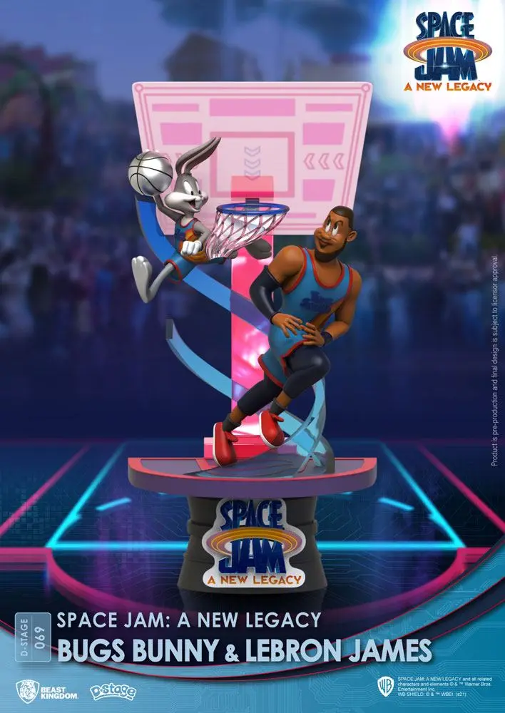 Space Jam: A New Legacy D-Stage Diorama din PVC Bugs Bunny & Lebron James New Version 15 cm poza produsului