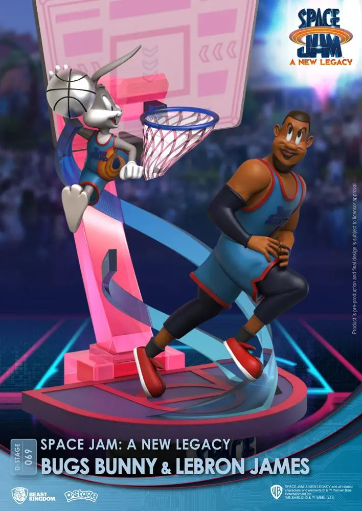 Space Jam: A New Legacy D-Stage Diorama din PVC Bugs Bunny & Lebron James New Version 15 cm poza produsului
