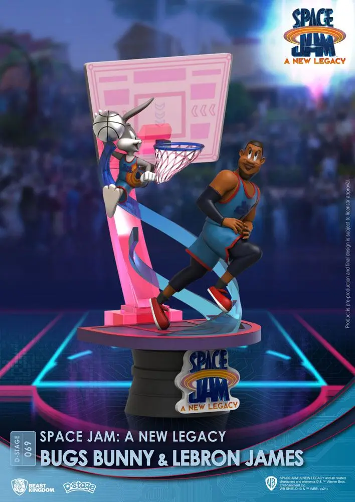 Space Jam: A New Legacy D-Stage Diorama din PVC Bugs Bunny & Lebron James New Version 15 cm poza produsului