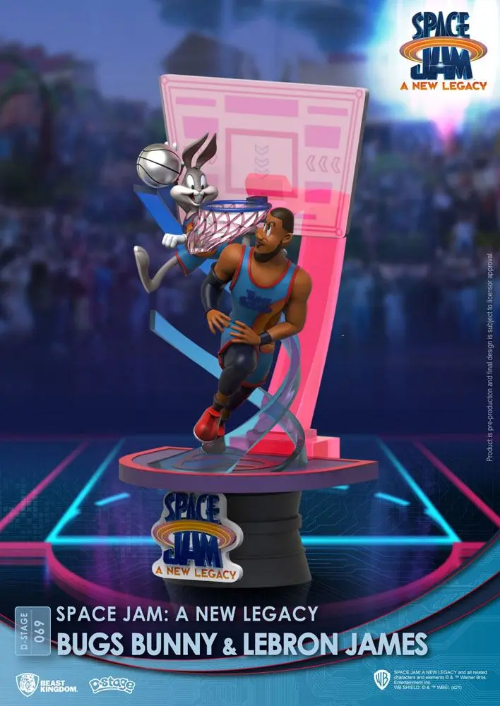 Space Jam: A New Legacy D-Stage Diorama din PVC Bugs Bunny & Lebron James New Version 15 cm poza produsului