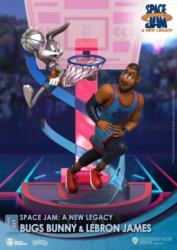 Space Jam: A New Legacy D-Stage Diorama din PVC Bugs Bunny & Lebron James New Version 15 cm poza produsului